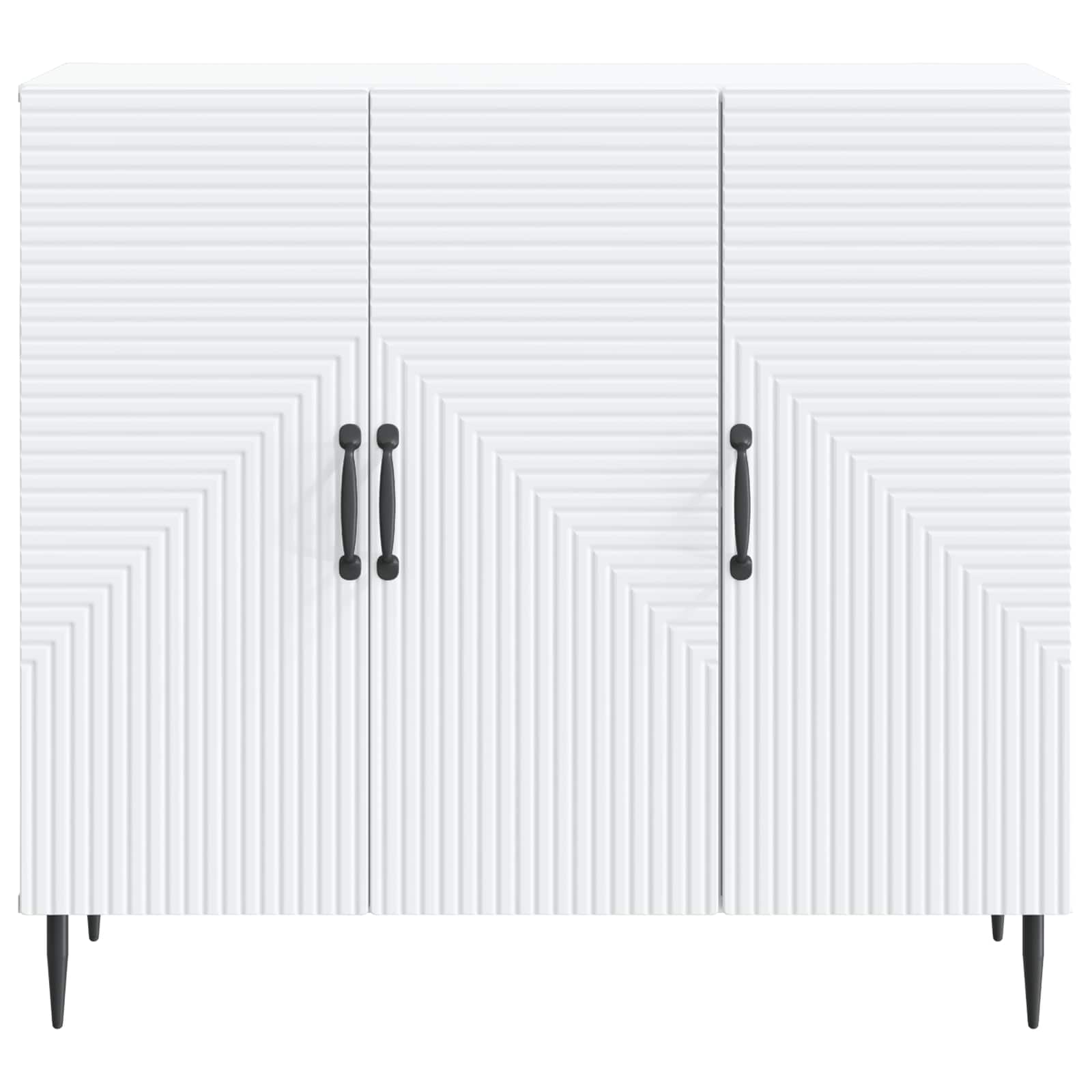 Buffet Blanc 89 x 34,5 x 80 cm Bois d'ingénierie - XIOS