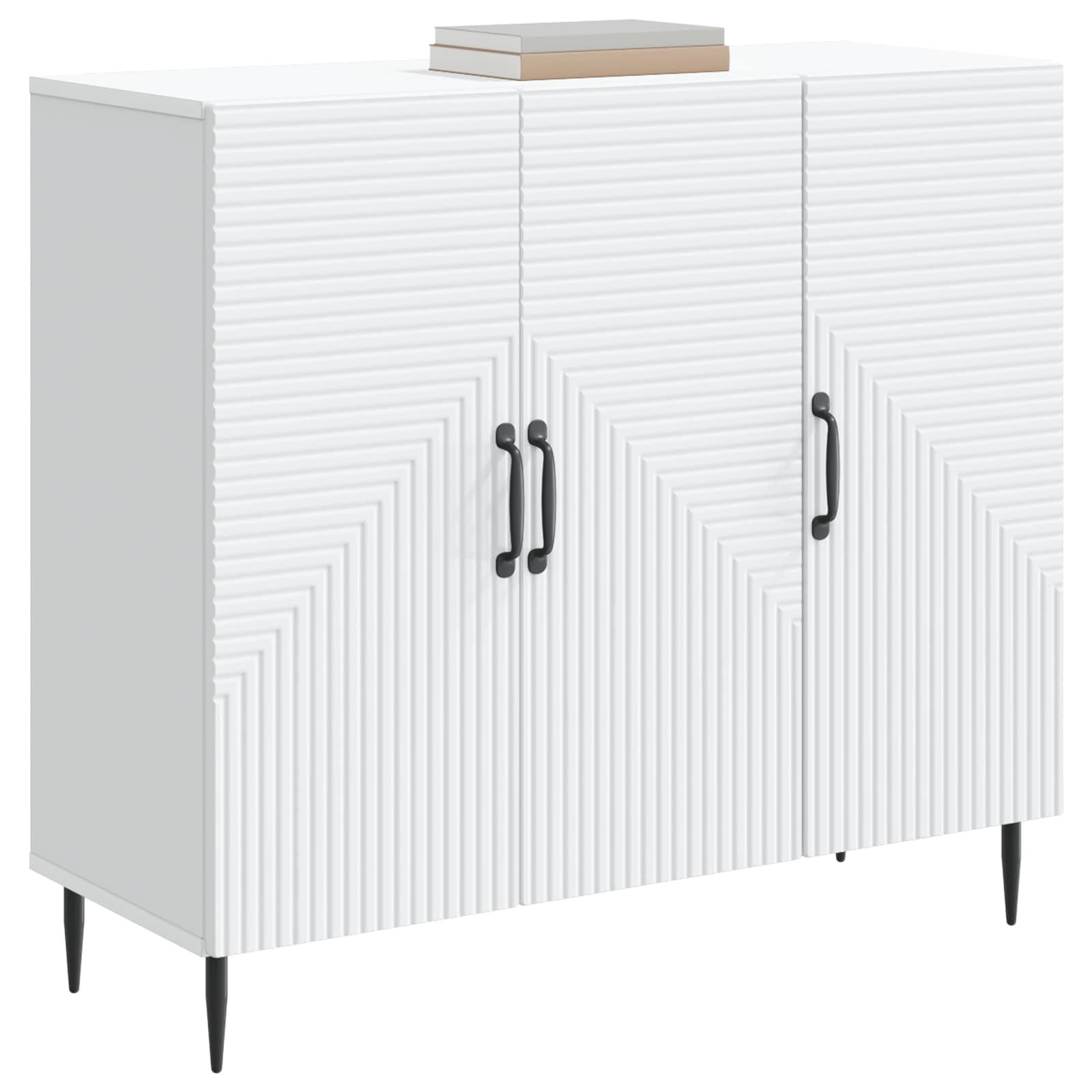 Buffet Blanc 89 x 34,5 x 80 cm Bois d'ingénierie - XIOS