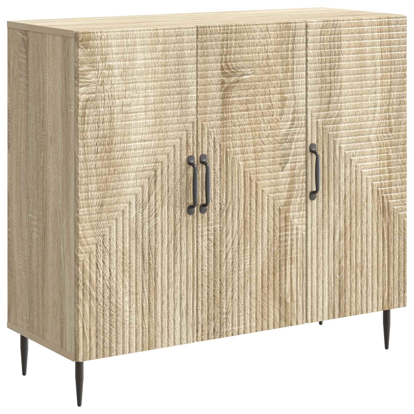 Buffet Chêne Sonoma 89 x 34,5 x 80 cm Bois d'ingénierie - XIOS
