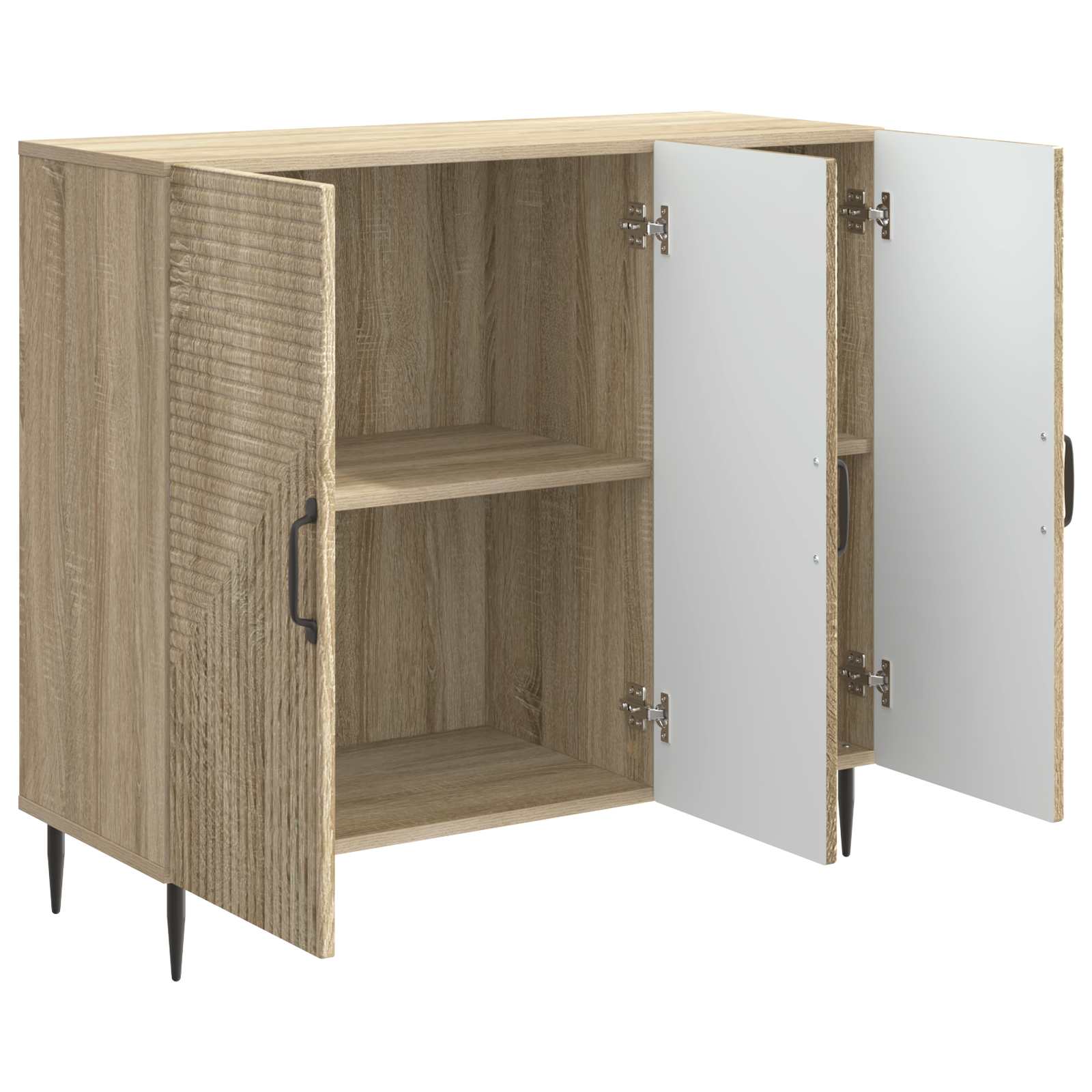 Buffet Chêne Sonoma 89 x 34,5 x 80 cm Bois d'ingénierie - XIOS