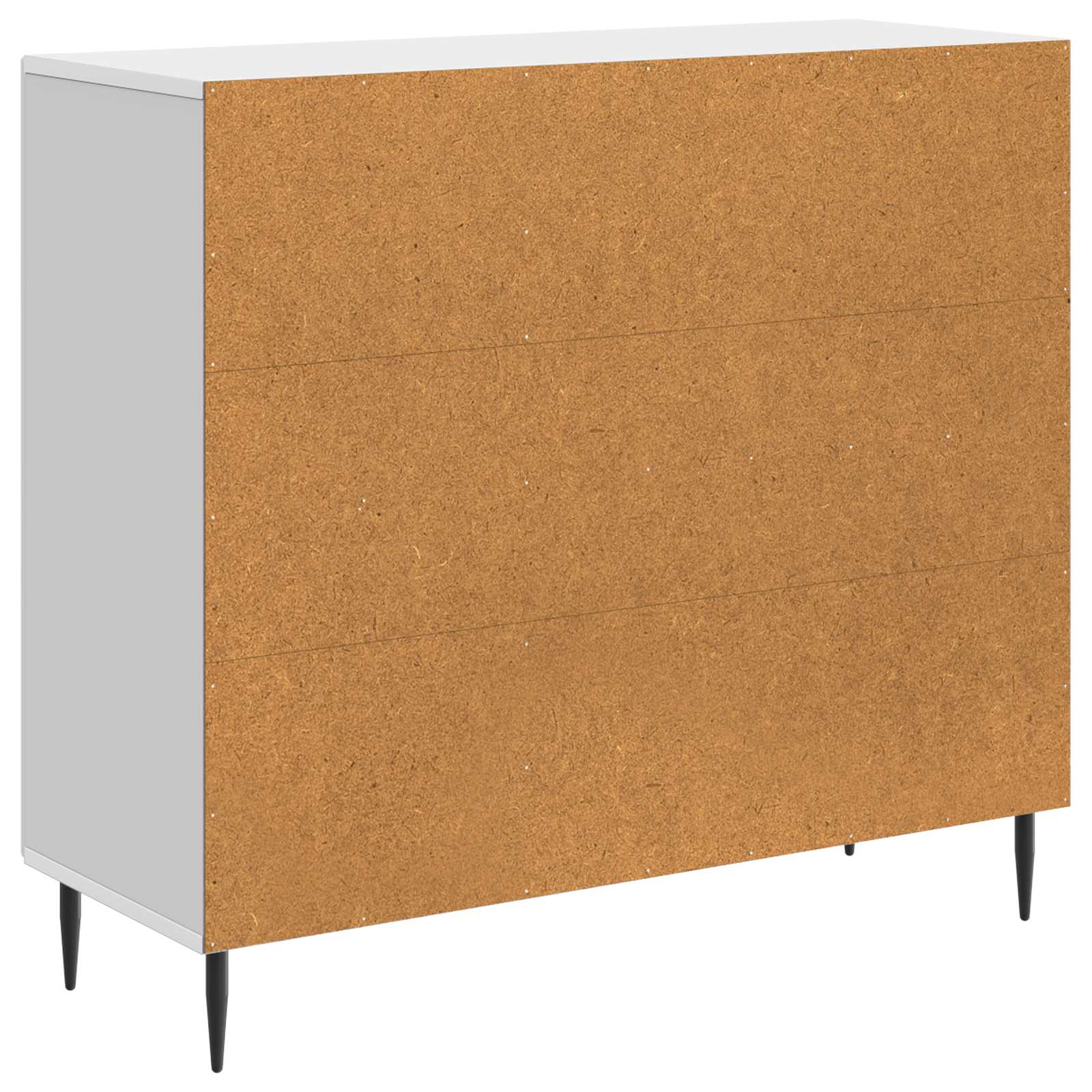 Buffet Blanc brillant 89 x 34,5 x 80 cm Bois d'ingénierie - XIOS
