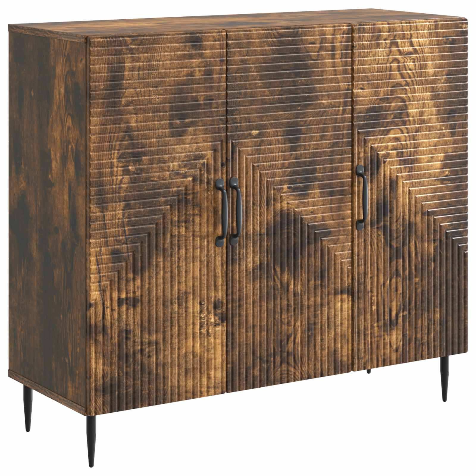 Buffet Chêne fumé 89 x 34,5 x 80 cm Bois d'ingénierie - XIOS