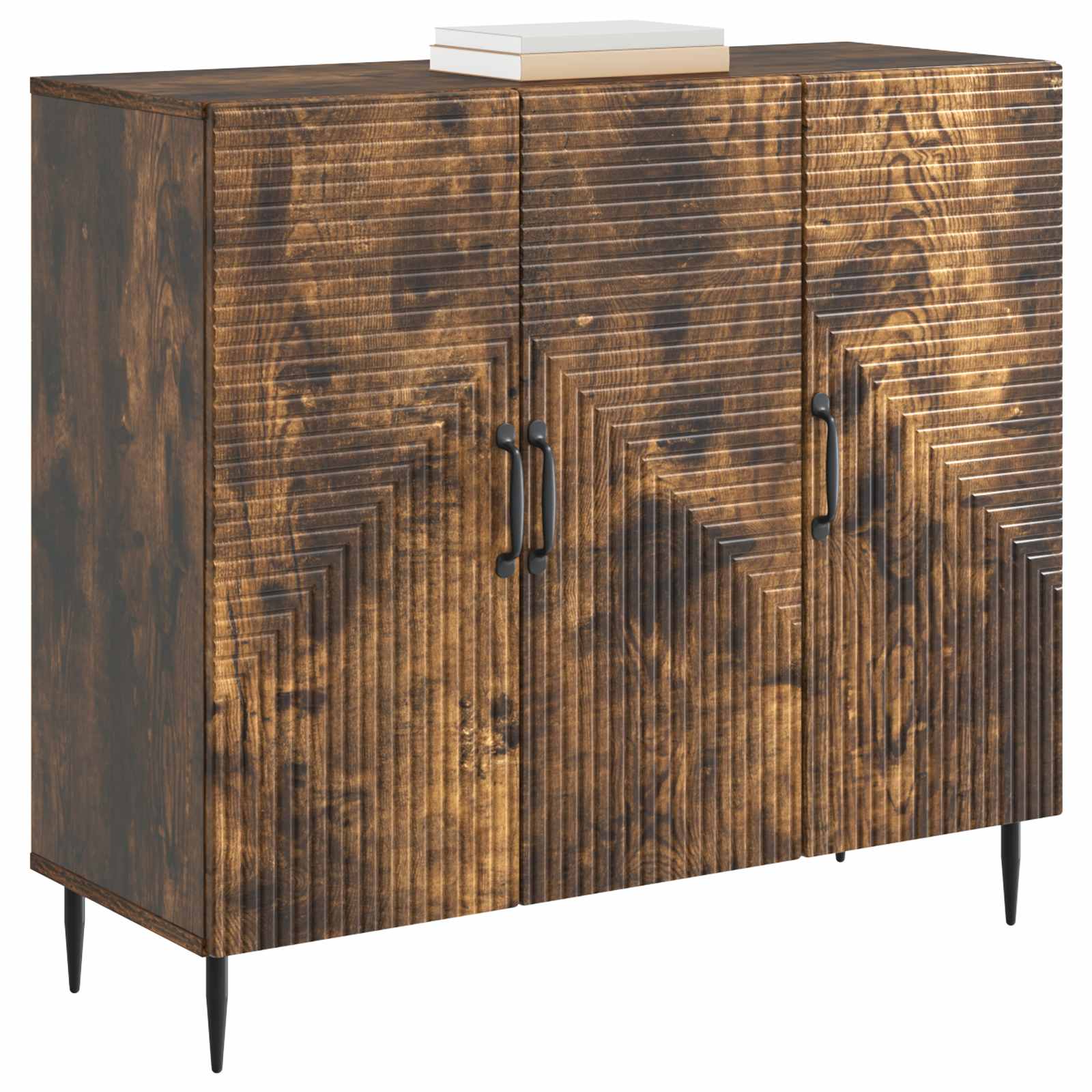 Buffet Chêne fumé 89 x 34,5 x 80 cm Bois d'ingénierie - XIOS