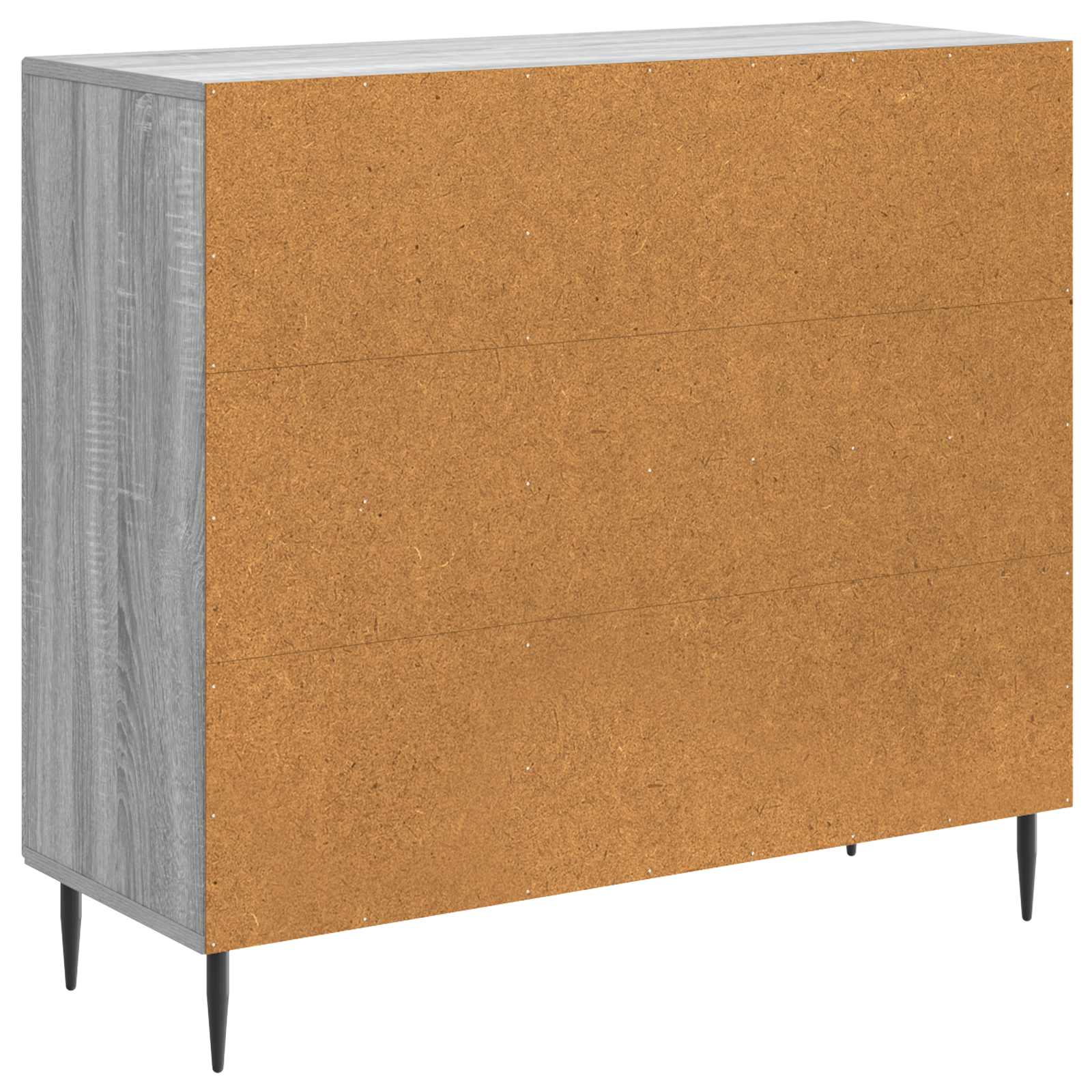 Buffet Sonoma gris 89 x 34,5 x 80 cm Bois d'ingénierie - XIOS