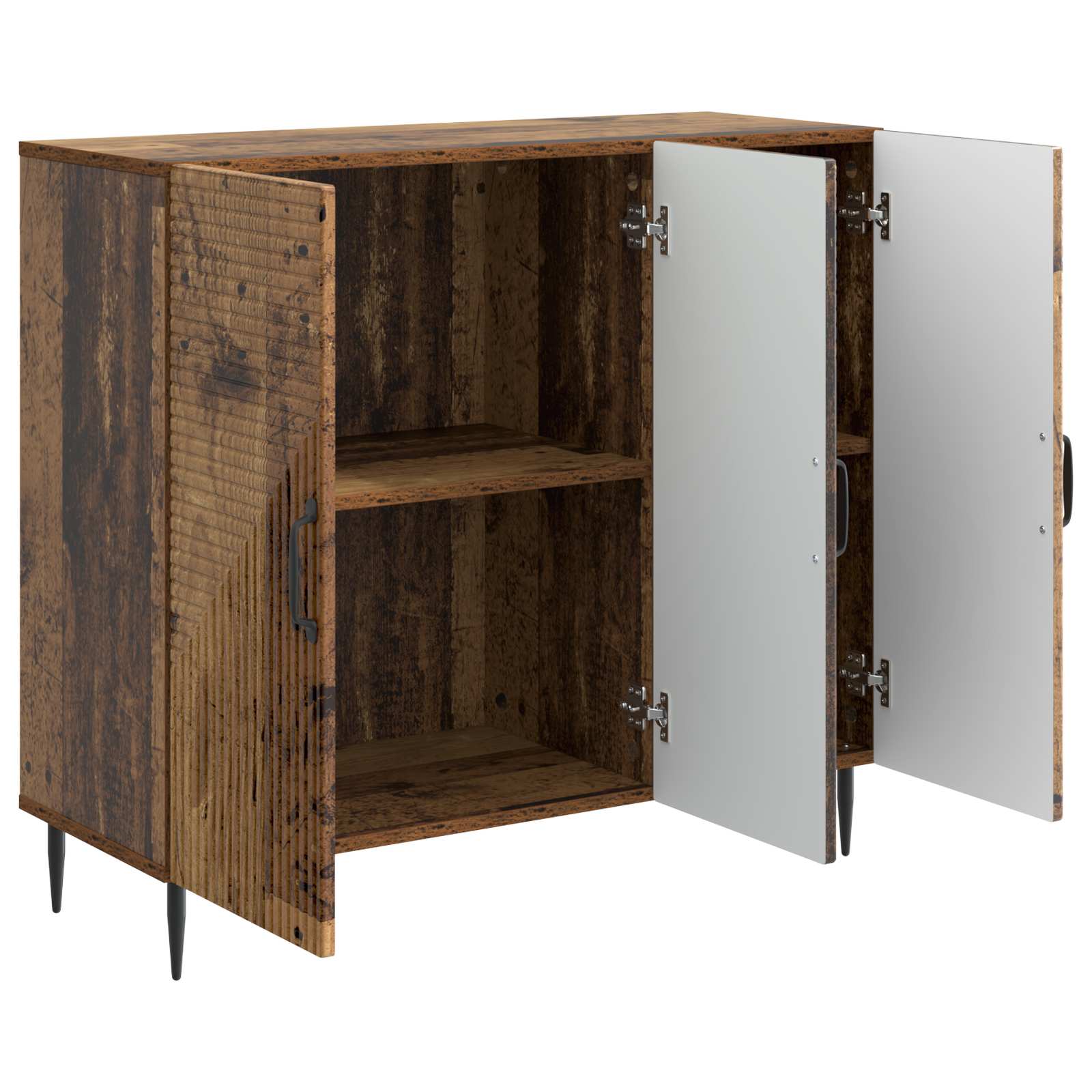 Buffet Bois ancien 89 x 34,5 x 80 cm Bois d'ingénierie - XIOS