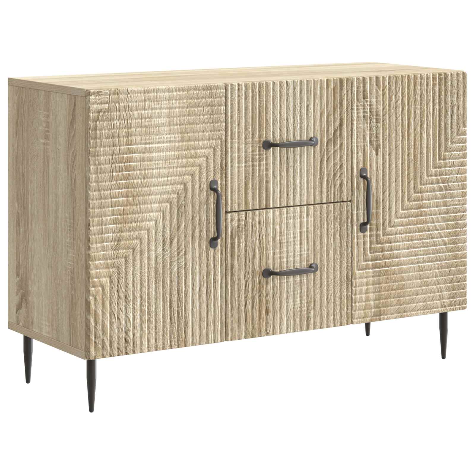 Buffet Chêne Sonoma 89 x 34,5 x 60 cm Bois d'ingénierie - XIOS