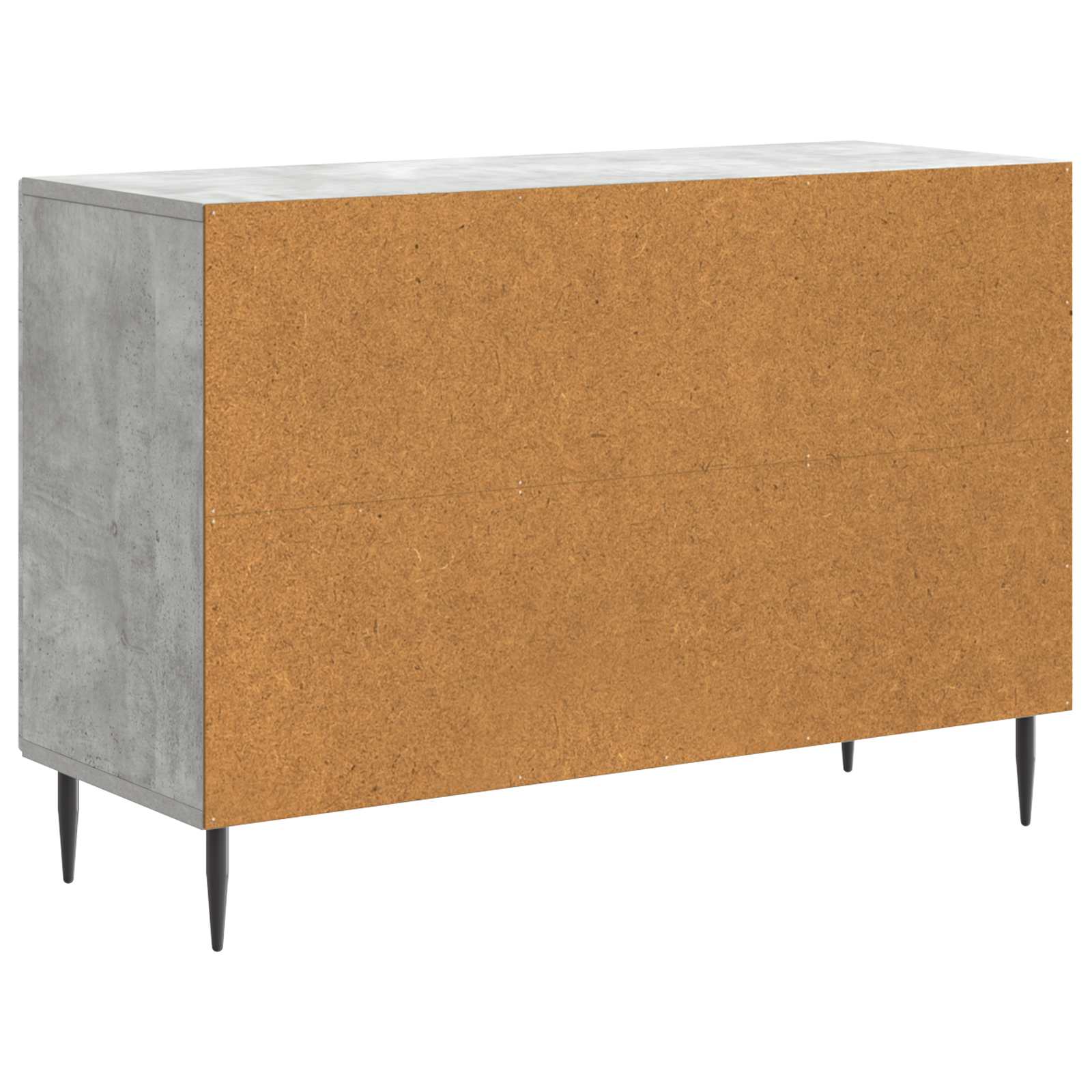 Buffet Gris béton 89 x 34,5 x 60 cm Bois d'ingénierie - XIOS