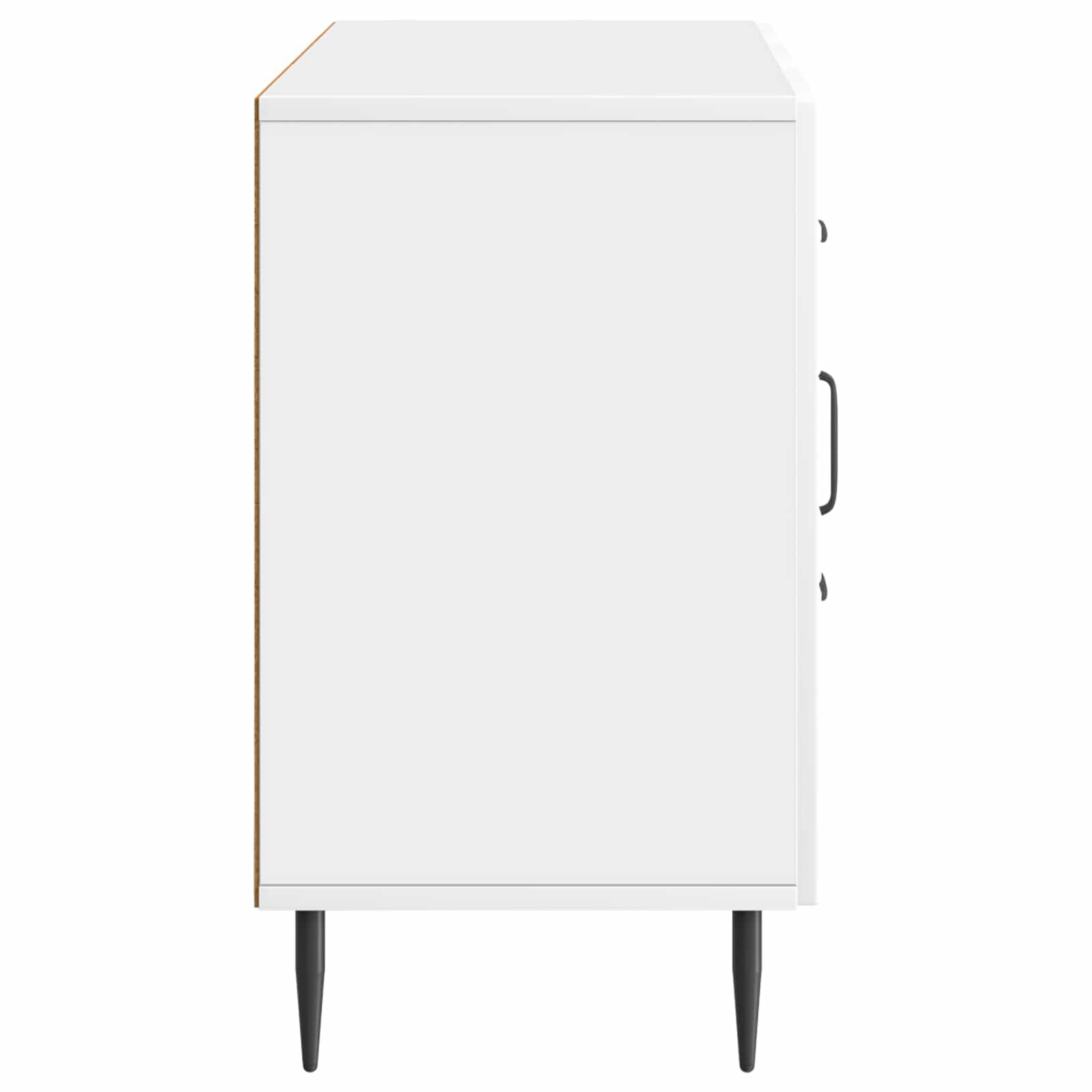 Buffet Blanc brillant 89 x 34,5 x 60 cm Bois d'ingénierie - XIOS