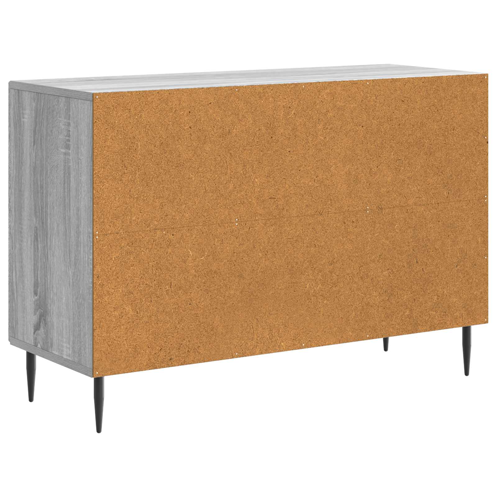 Buffet Sonoma gris 89 x 34,5 x 60 cm Bois d'ingénierie - XIOS