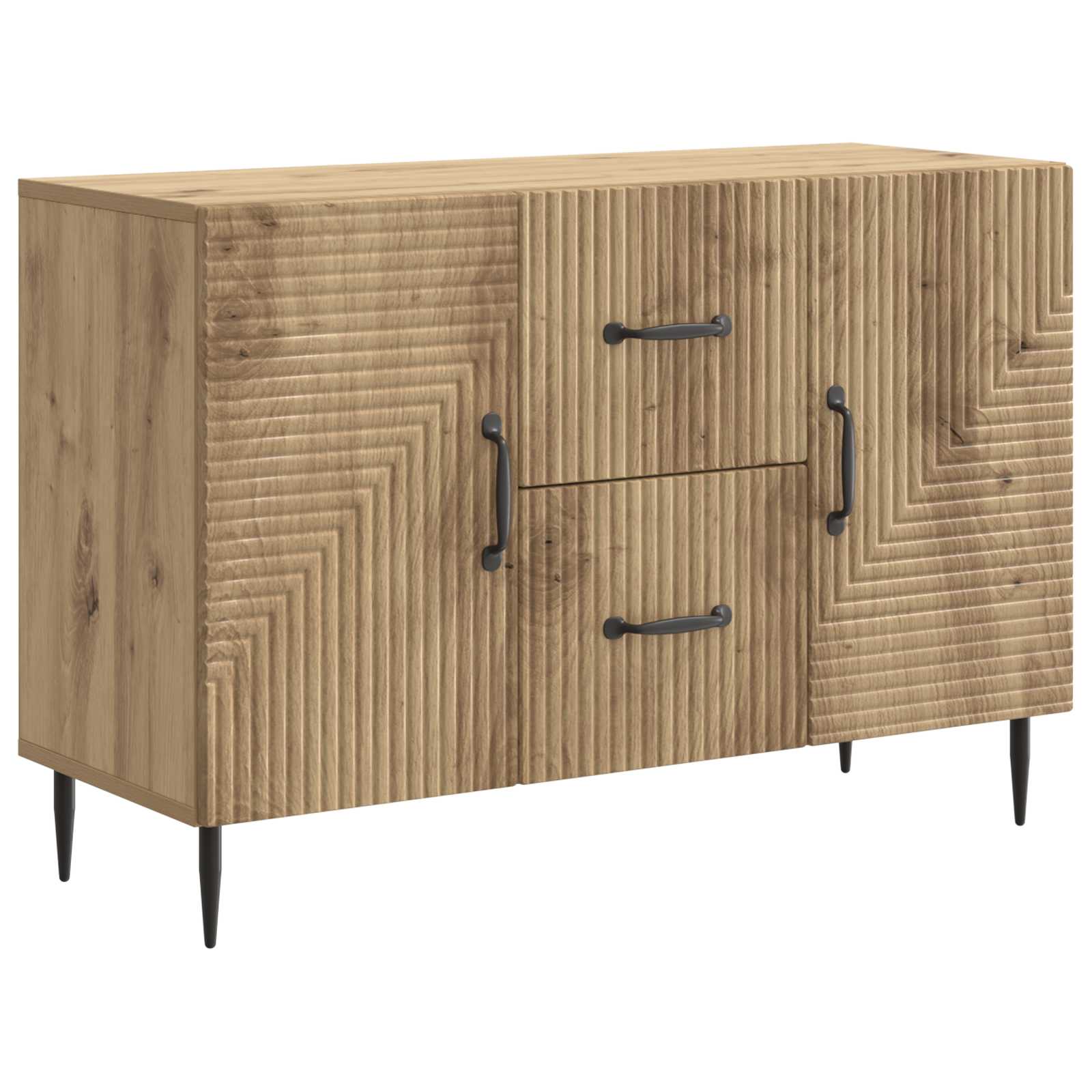 Buffet Chêne artisanal 89 x 34,5 x 60 cm Bois d'ingénierie - XIOS
