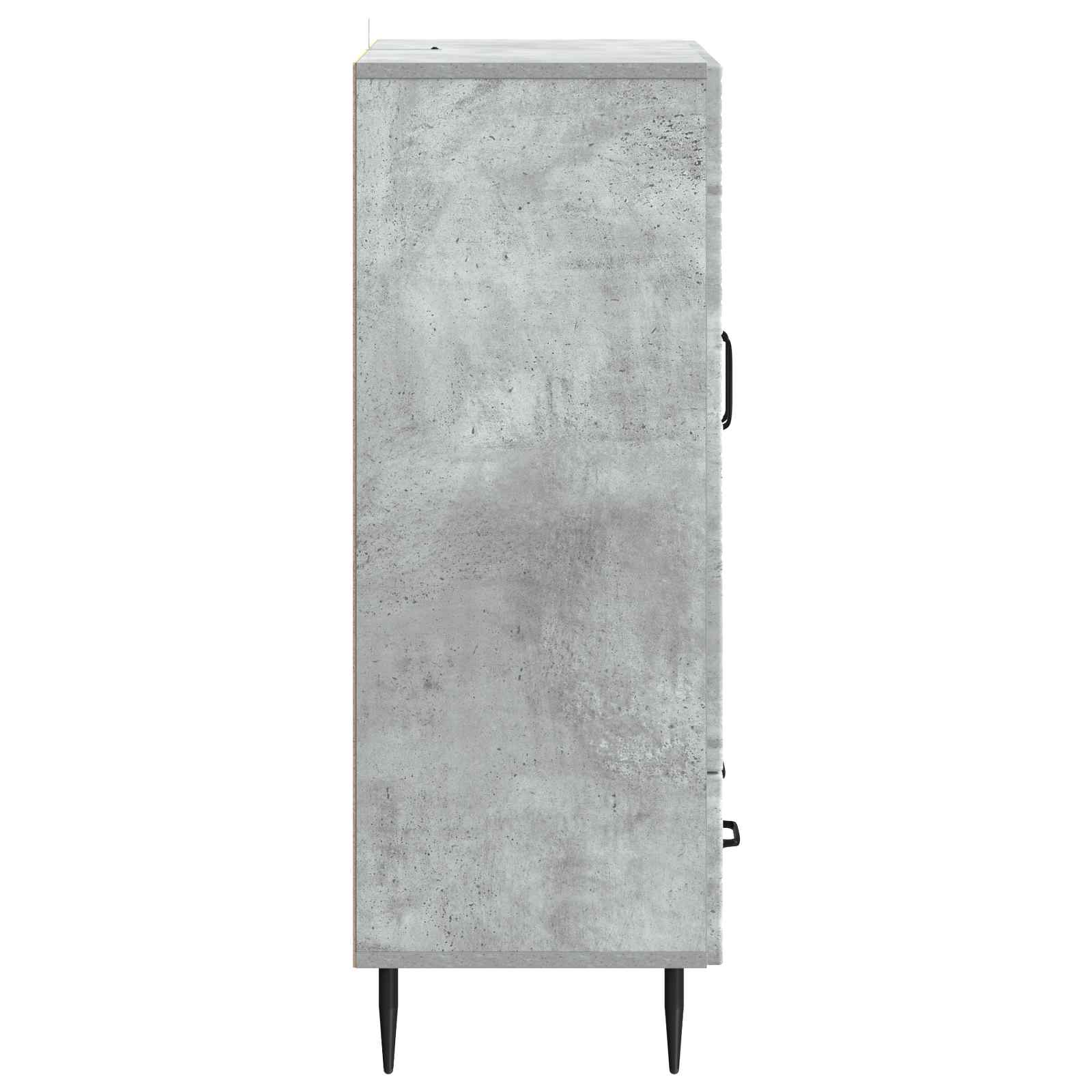Buffet Gris béton 66 x 34,5 x 95 cm Bois d'ingénierie - XIOS