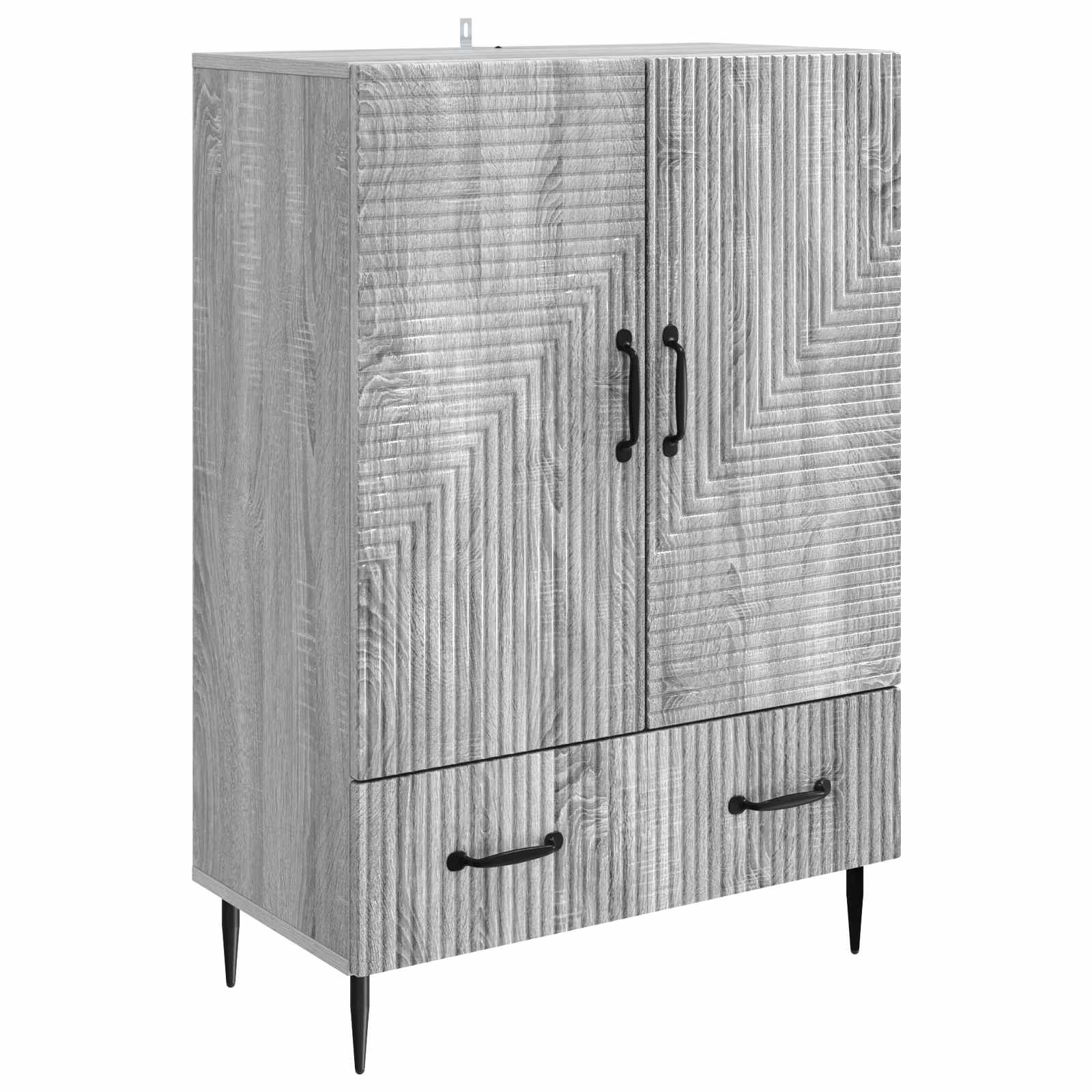 Buffet Sonoma gris 66 x 34,5 x 95 cm Bois d'ingénierie - XIOS