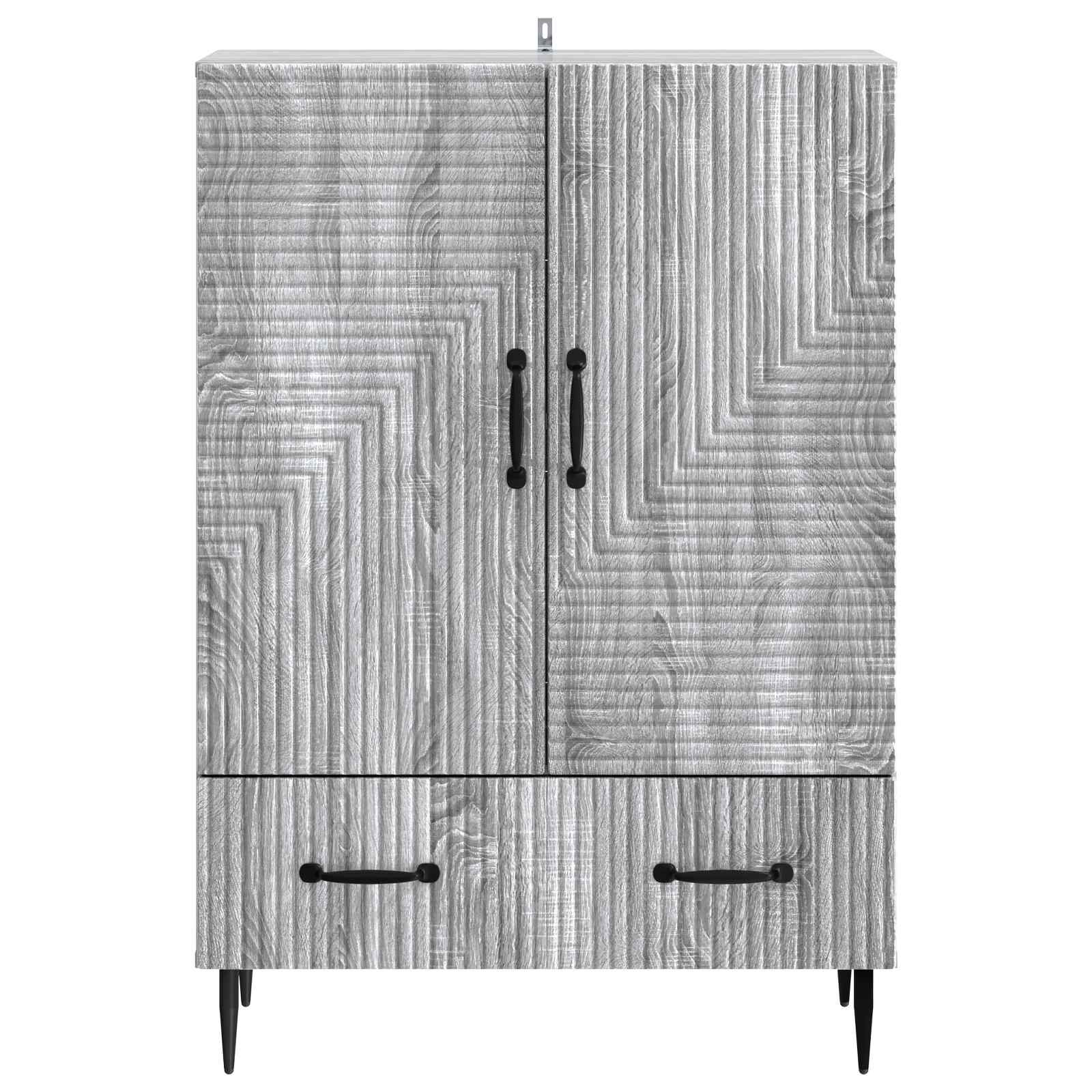 Buffet Sonoma gris 66 x 34,5 x 95 cm Bois d'ingénierie - XIOS