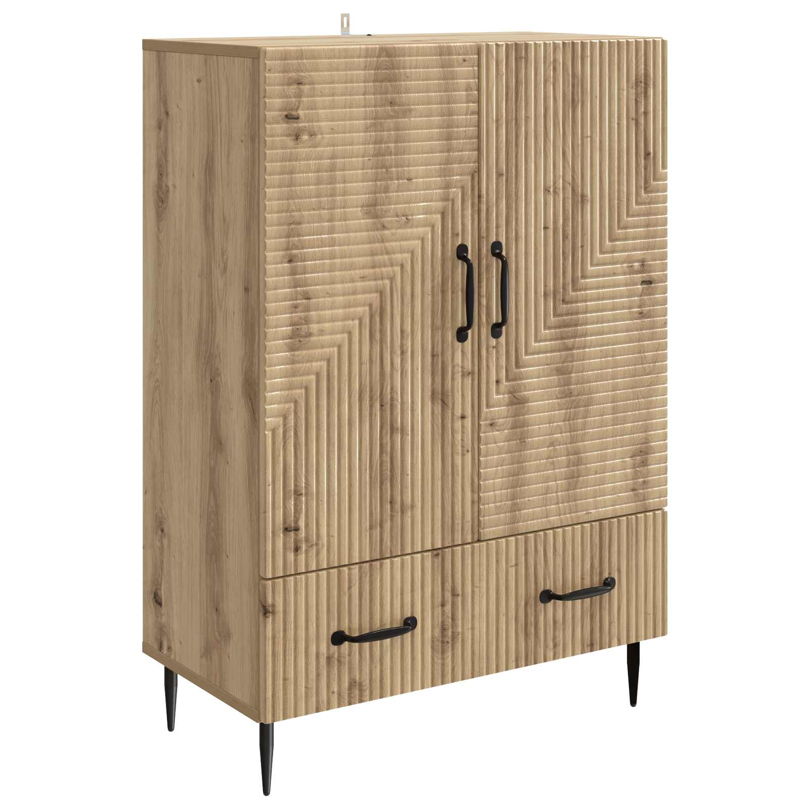 Buffet Chêne artisanal 66 x 34,5 x 95 cm Bois d'ingénierie - XIOS