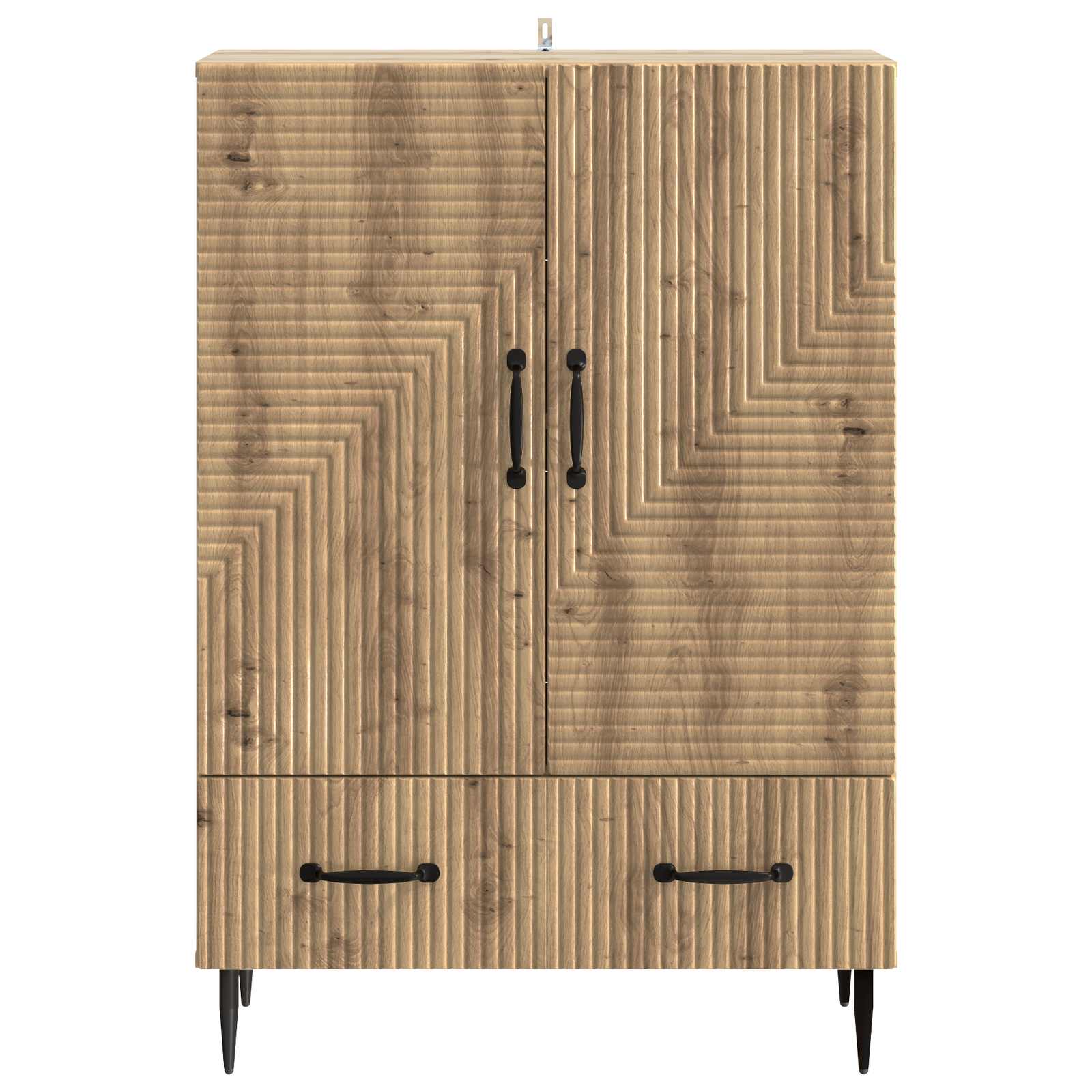 Buffet Chêne artisanal 66 x 34,5 x 95 cm Bois d'ingénierie - XIOS