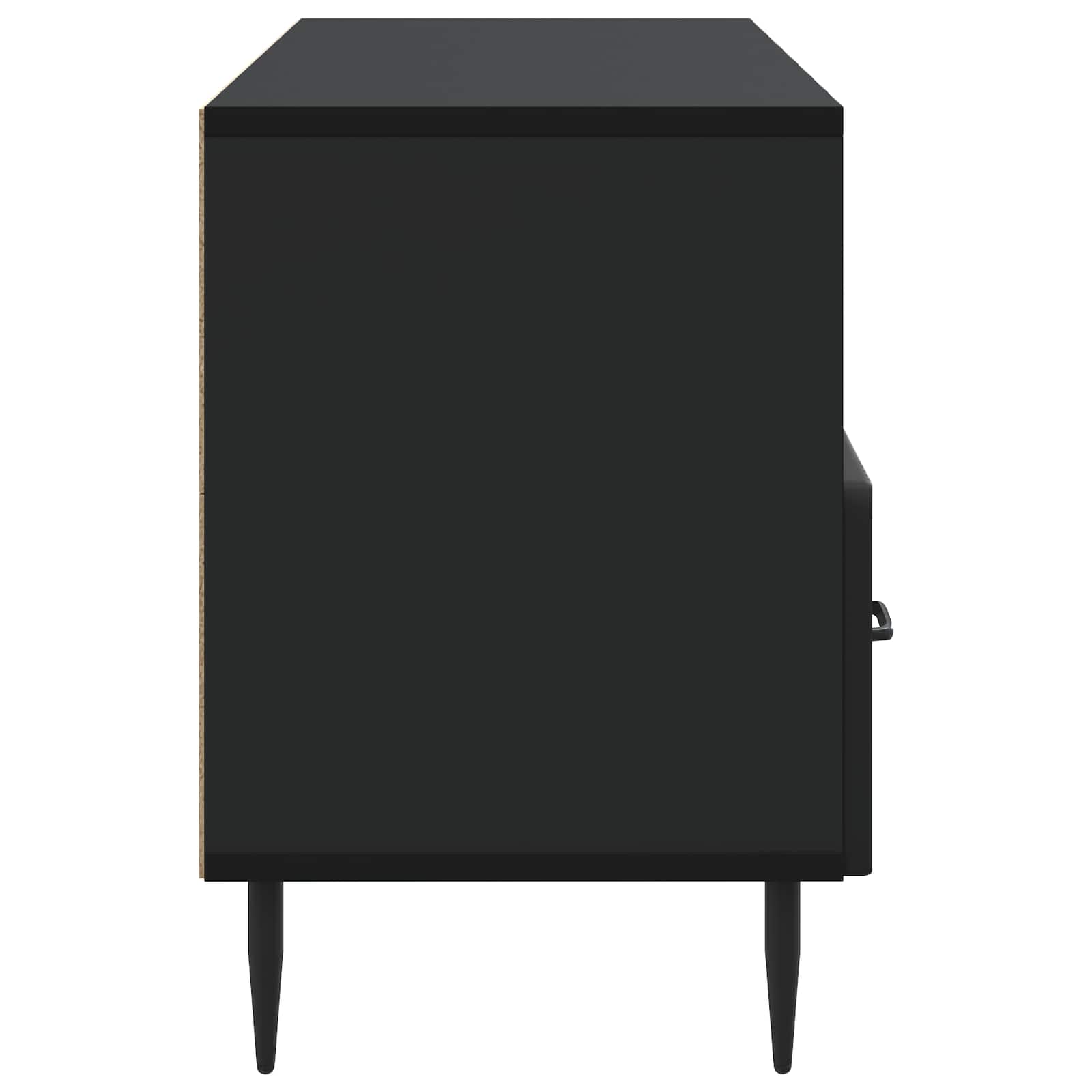Meuble TV avec tiroir Noir 102 x 34,5 x 50 cm Bois d'ingénierie - XIOS