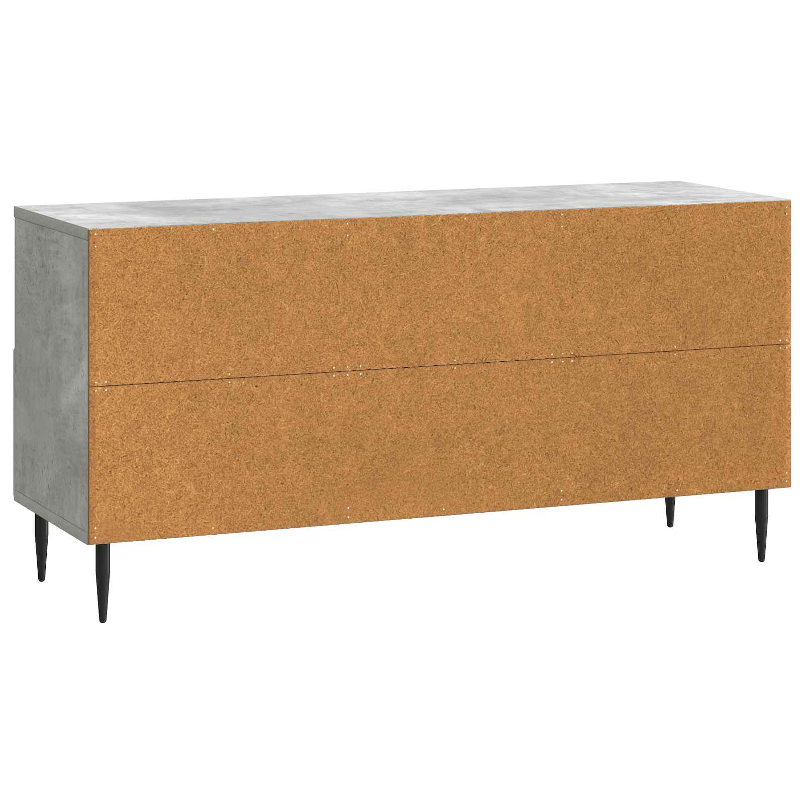 Meuble TV Gris béton 102 x 34,5 x 50 cm Bois d'ingénierie - XIOS