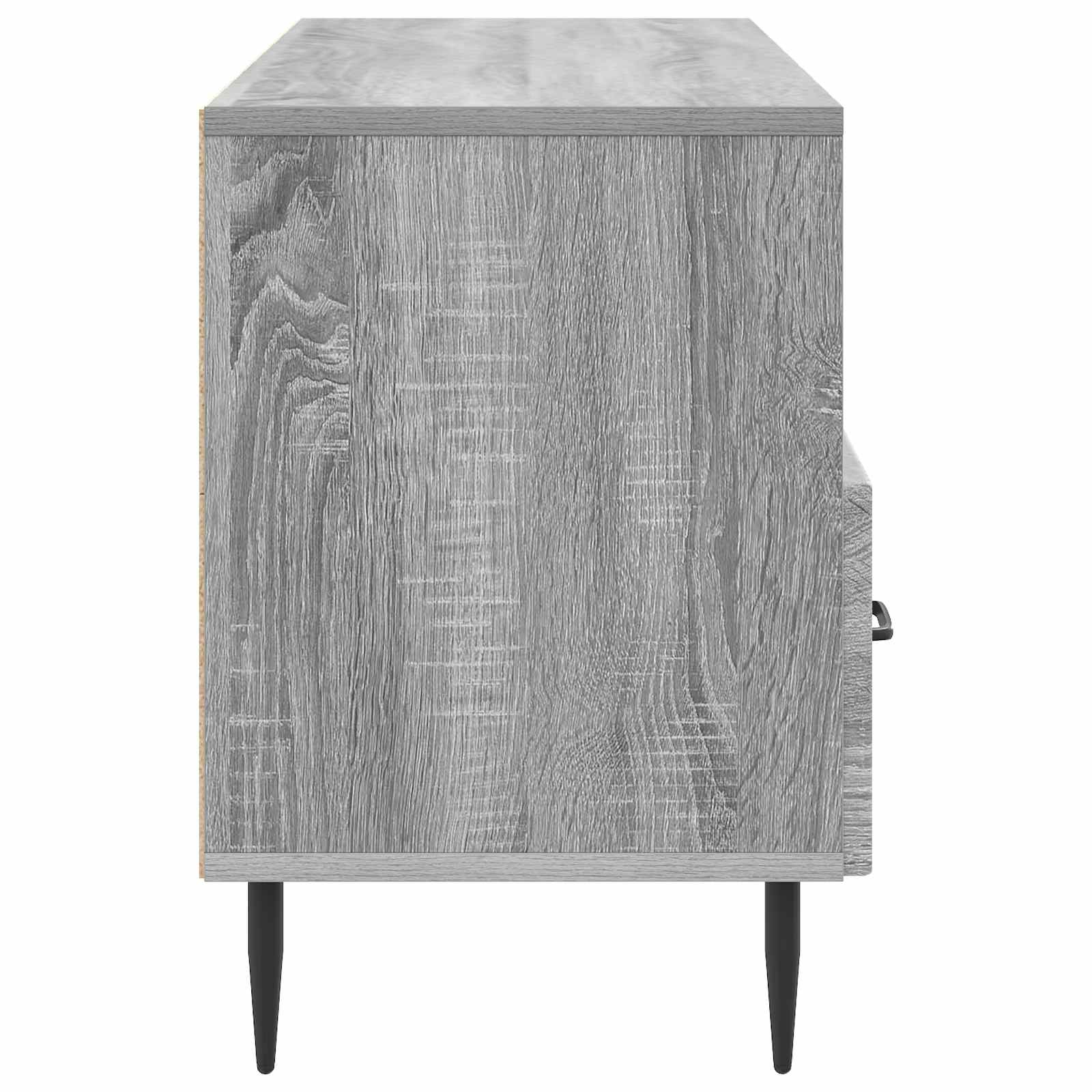 Meuble TV Sonoma gris 102 x 34,5 x 50 cm Bois d'ingénierie - XIOS