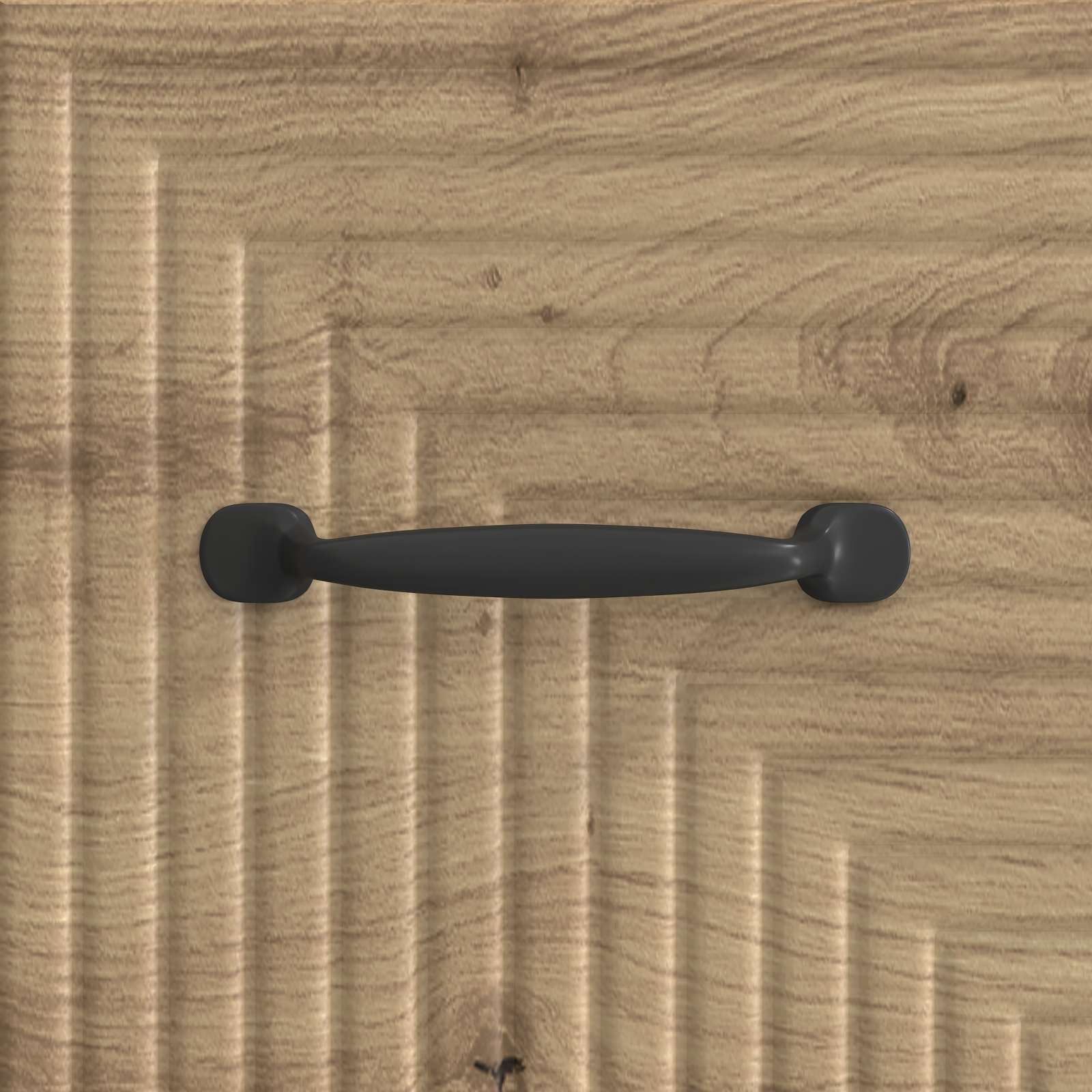 Meuble TV Chêne artisanal 102 x 34,5 x 50 cm Bois d'ingénierie - XIOS