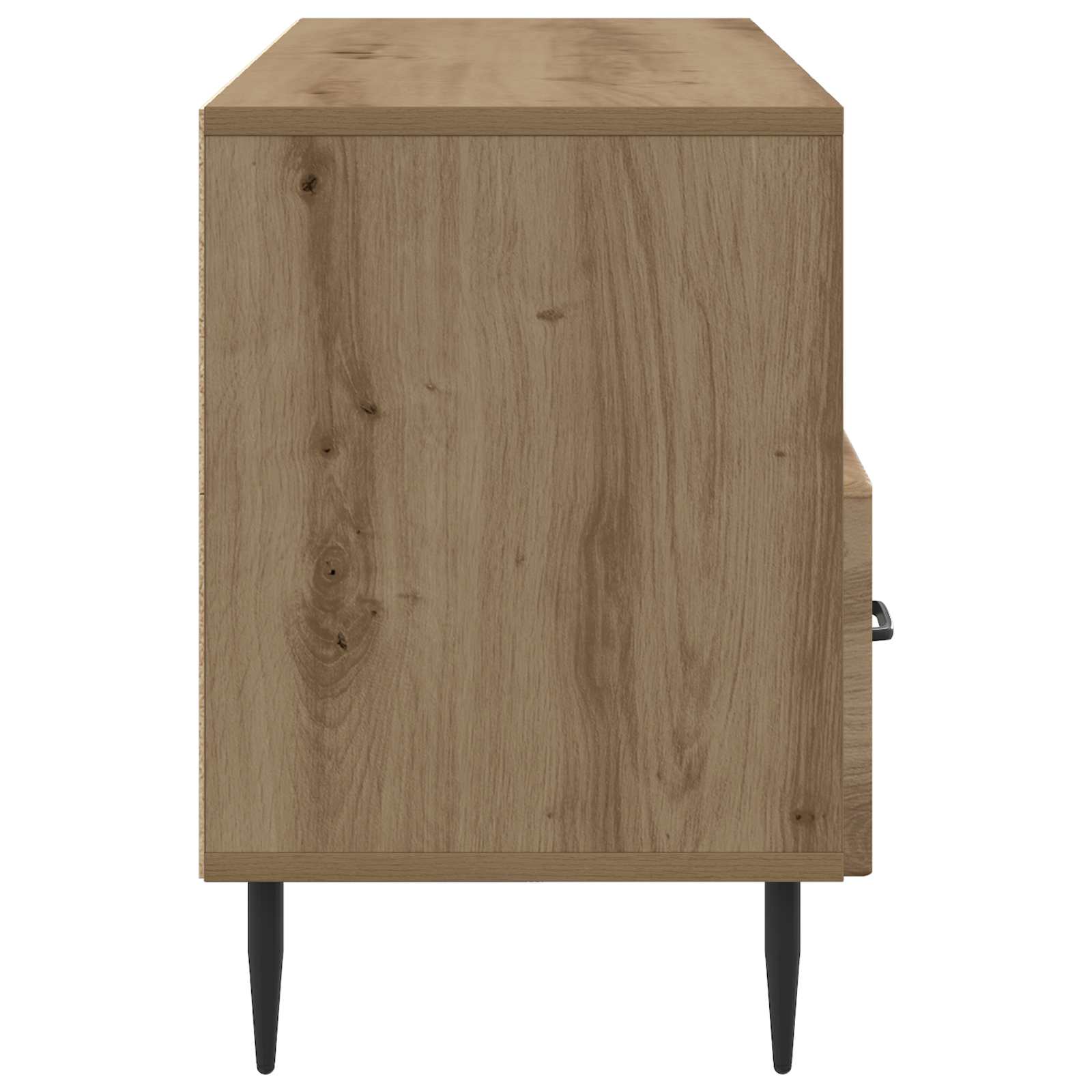 Meuble TV Chêne artisanal 102 x 34,5 x 50 cm Bois d'ingénierie - XIOS