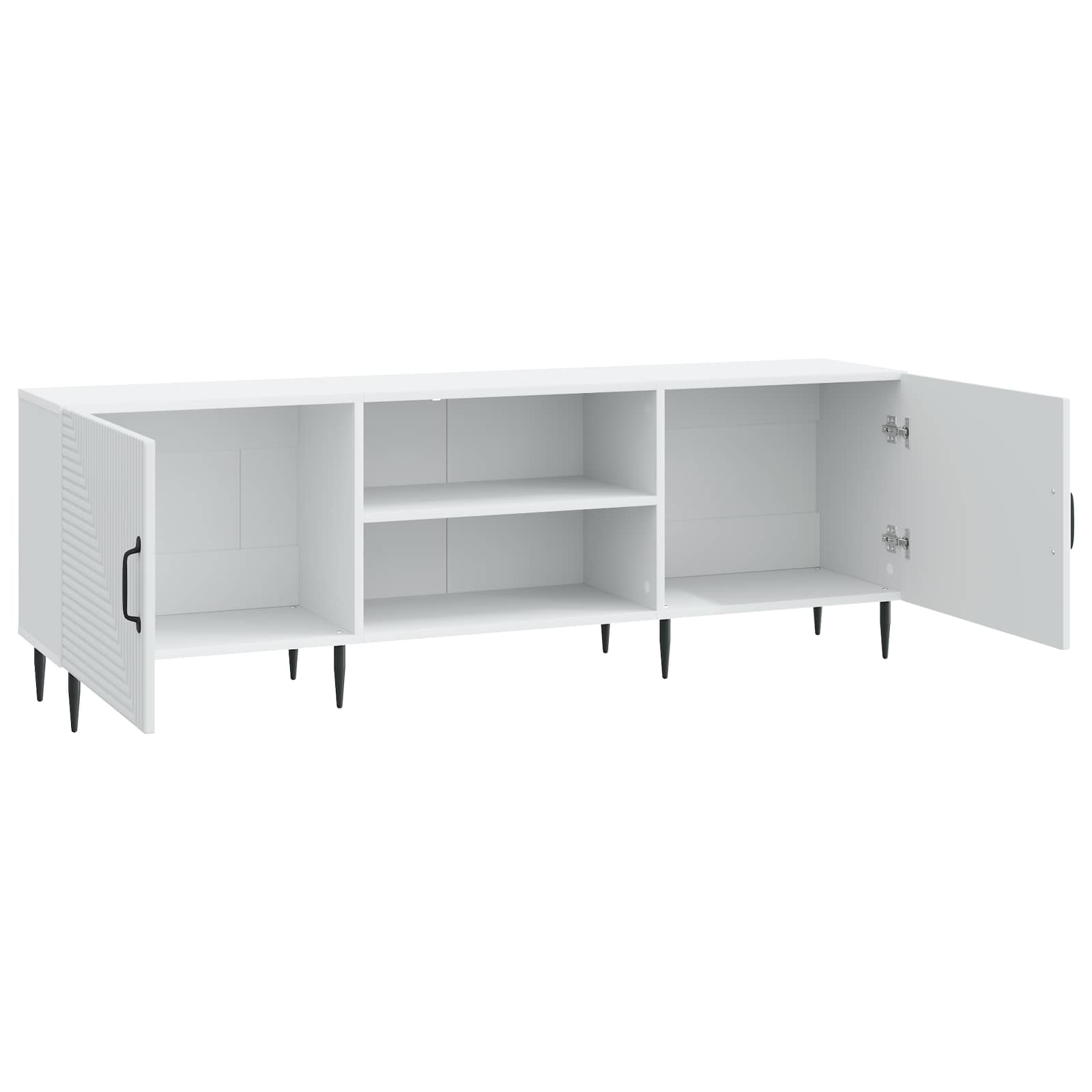 Meuble TV Blanc 150 x 31 x 50 cm Bois d'ingénierie - XIOS