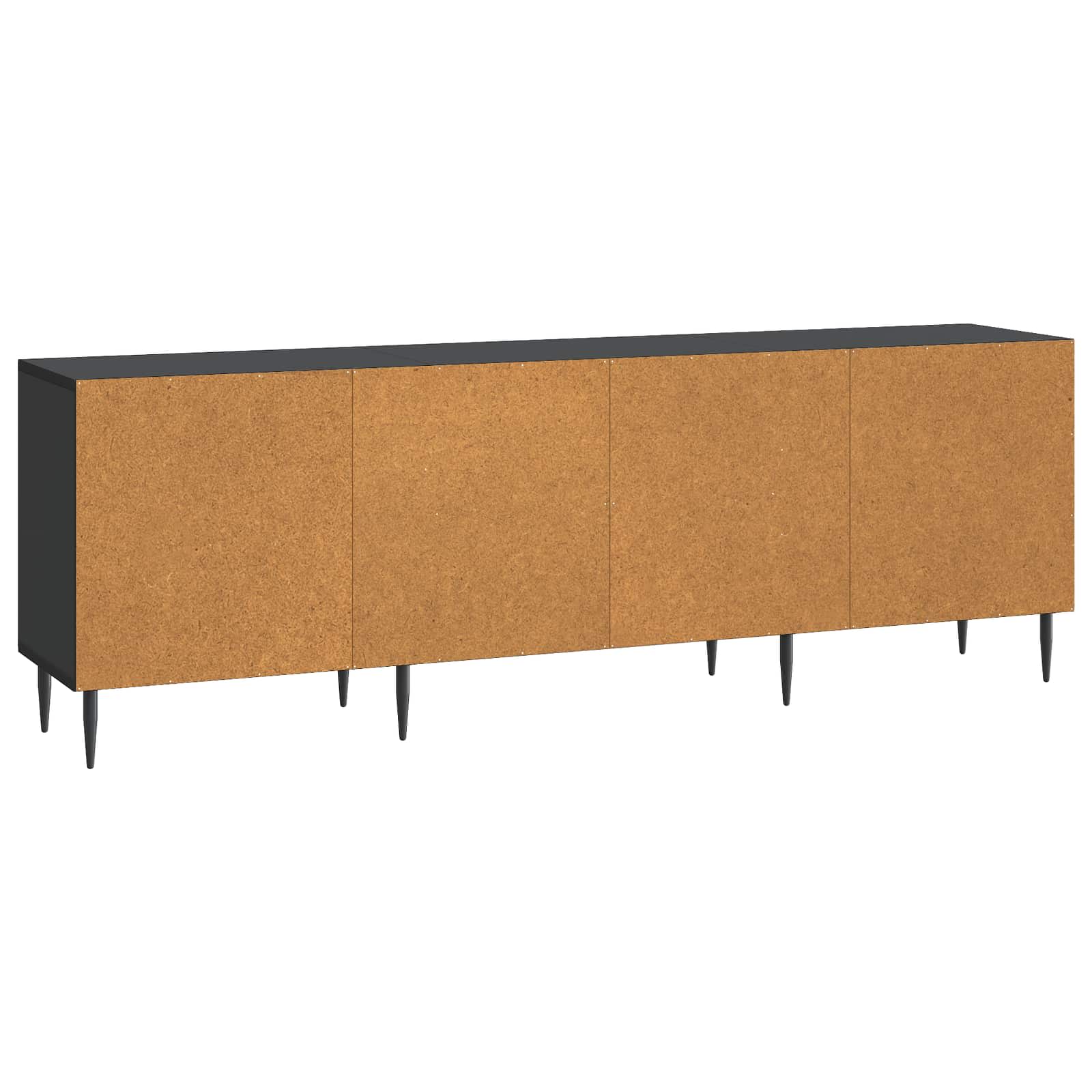 Meuble TV Noir 150 x 31 x 50 cm Bois d'ingénierie - XIOS