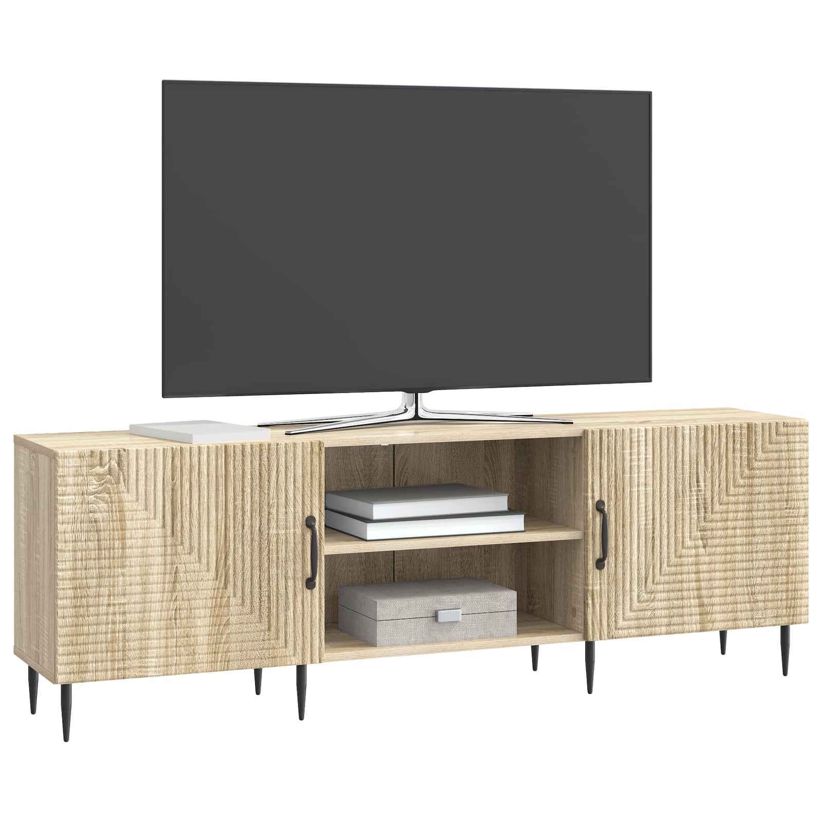 Meuble TV Chêne Sonoma 150 x 31 x 50 cm Bois d'ingénierie - XIOS