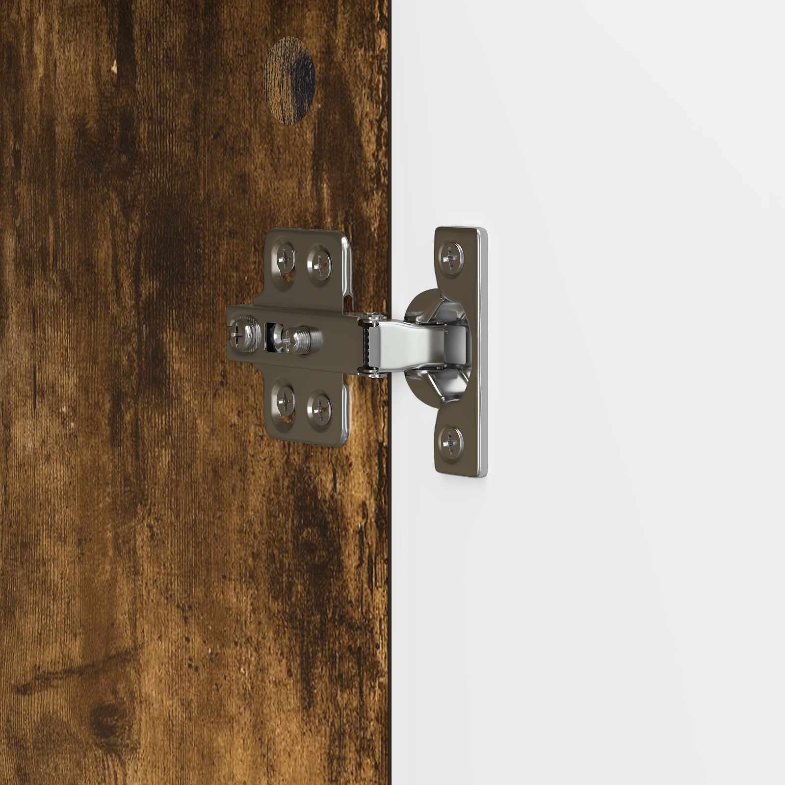 Meuble TV Chêne fumé 150 x 31 x 50 cm Bois d'ingénierie - XIOS