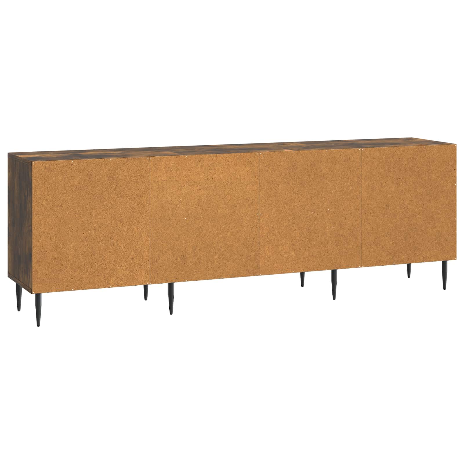 Meuble TV Chêne fumé 150 x 31 x 50 cm Bois d'ingénierie - XIOS
