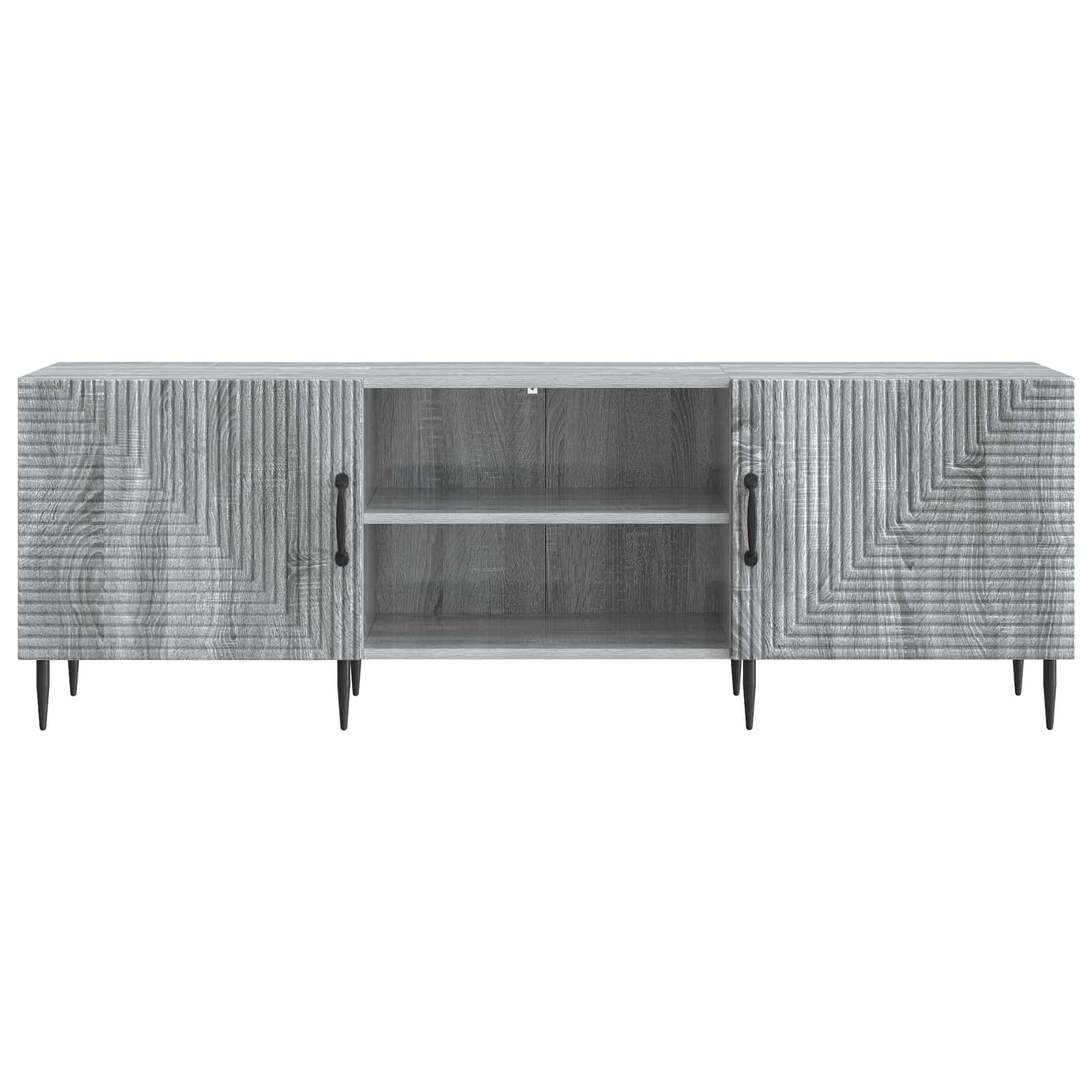 Meuble TV Sonoma gris 150 x 31 x 50 cm Bois d'ingénierie - XIOS