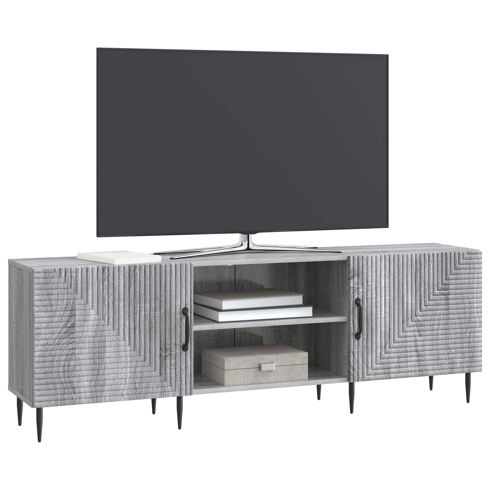 Meuble TV Sonoma gris 150 x 31 x 50 cm Bois d'ingénierie - XIOS