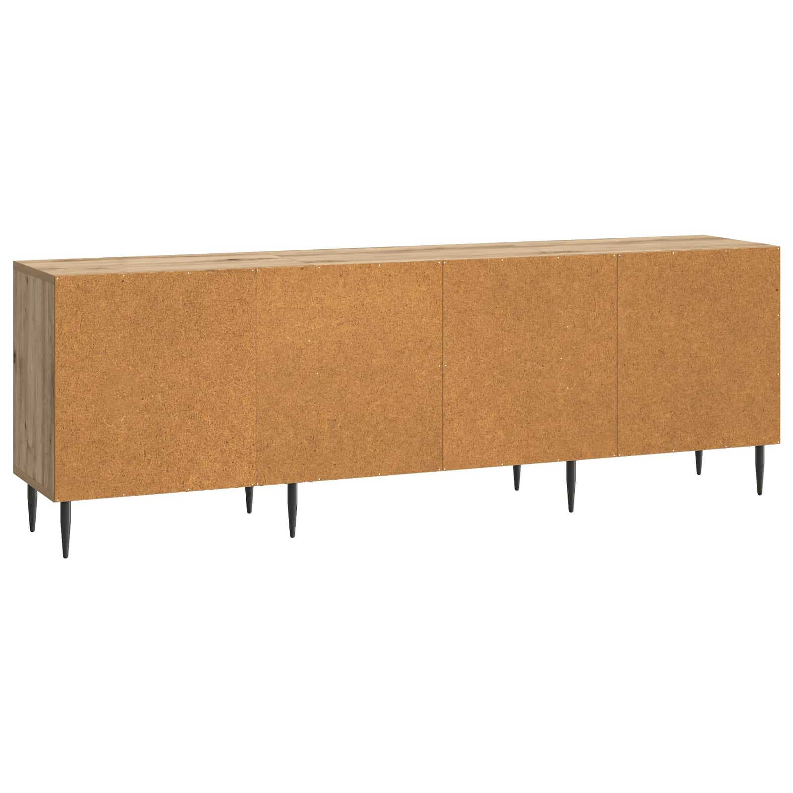 Meuble TV Chêne artisanal 150 x 31 x 50 cm Bois d'ingénierie - XIOS