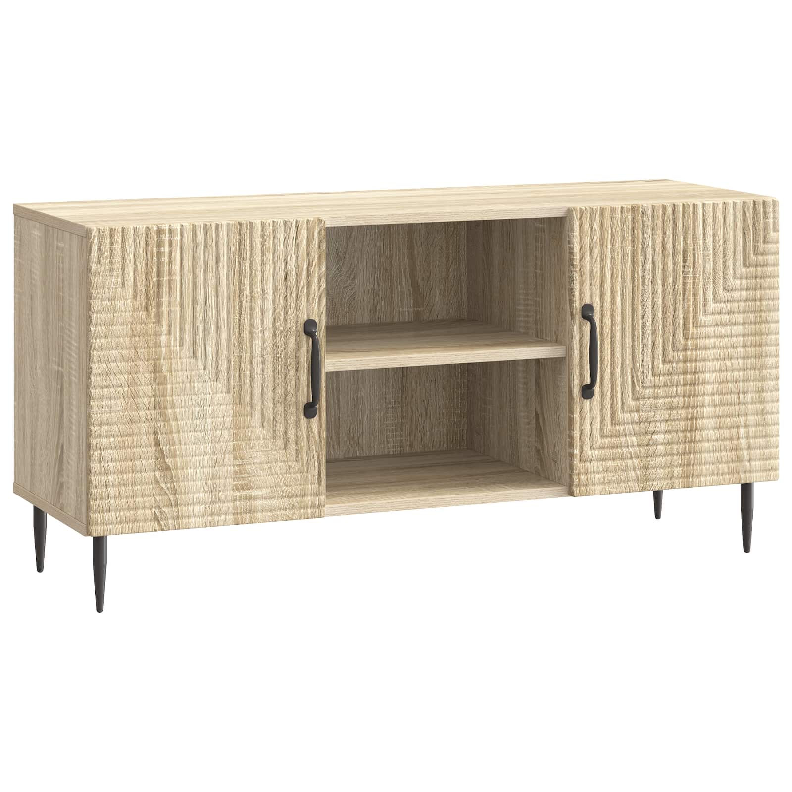 Meuble TV Chêne Sonoma 102 x 34,5 x 50 cm Bois d'ingénierie - XIOS