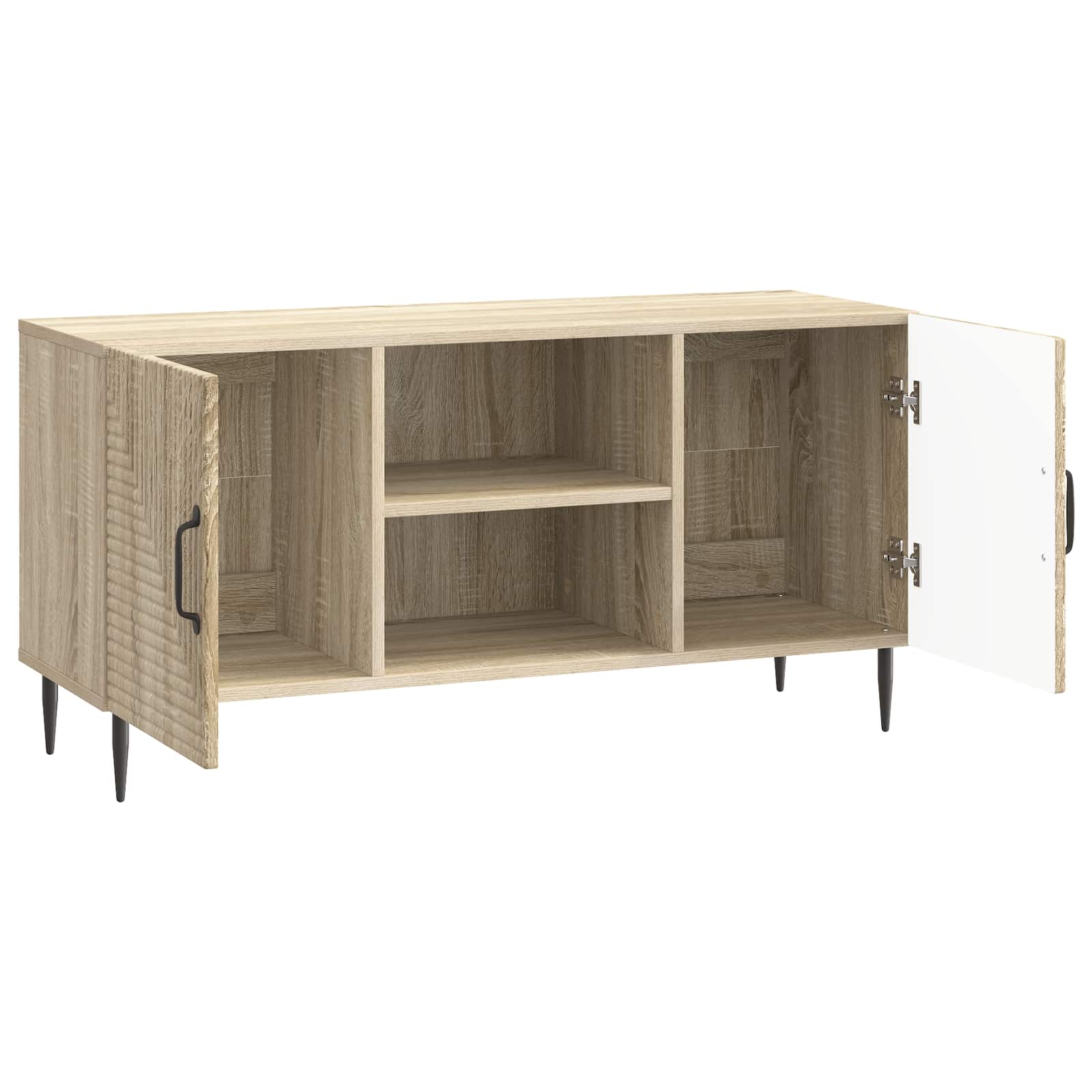 Meuble TV Chêne Sonoma 102 x 34,5 x 50 cm Bois d'ingénierie - XIOS
