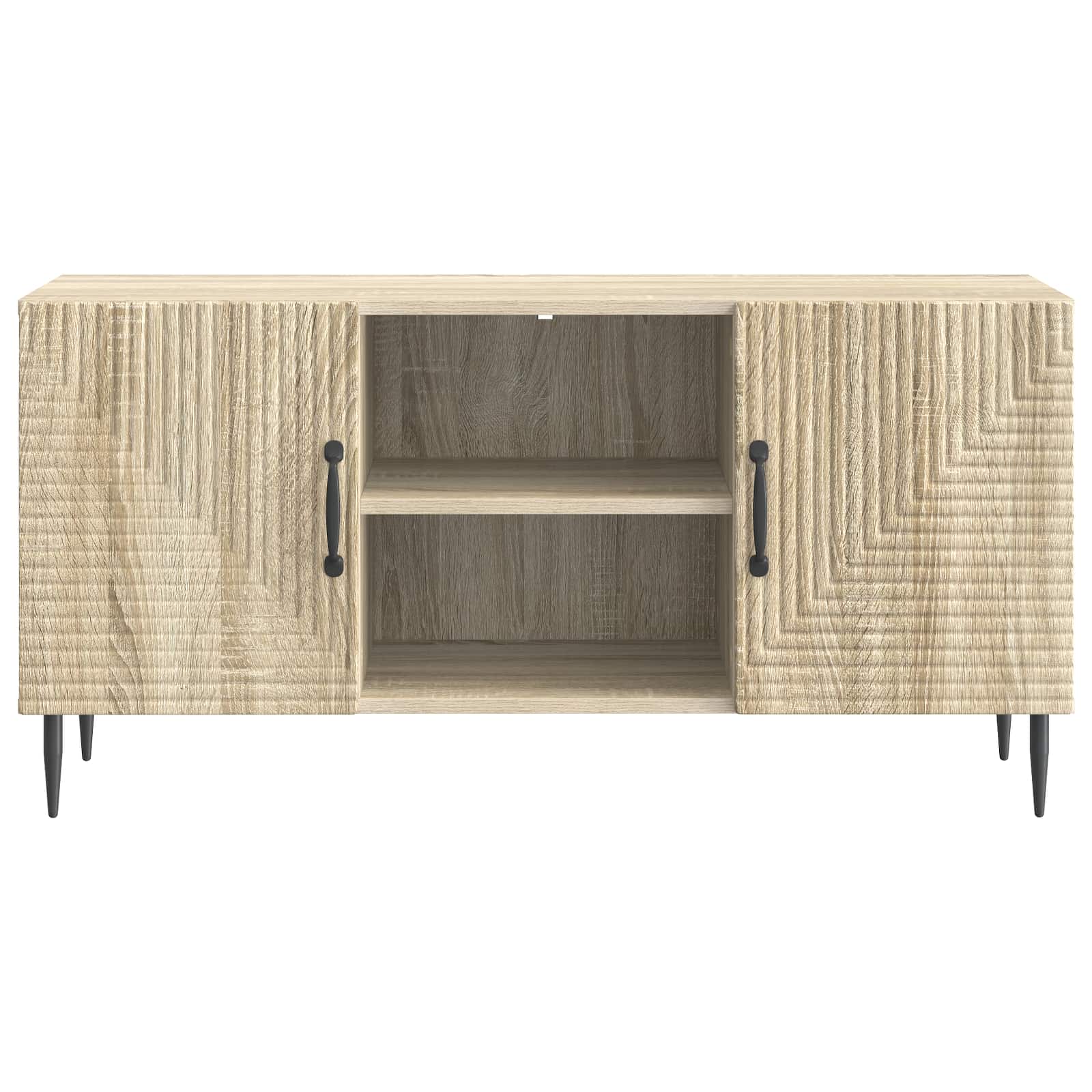 Meuble TV Chêne Sonoma 102 x 34,5 x 50 cm Bois d'ingénierie - XIOS
