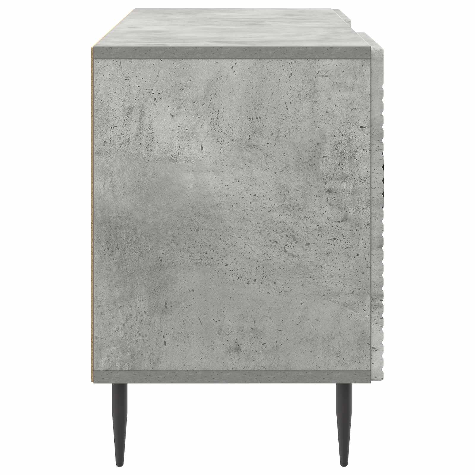 Meuble TV Gris béton 102 x 34,5 x 50 cm Bois d'ingénierie - XIOS