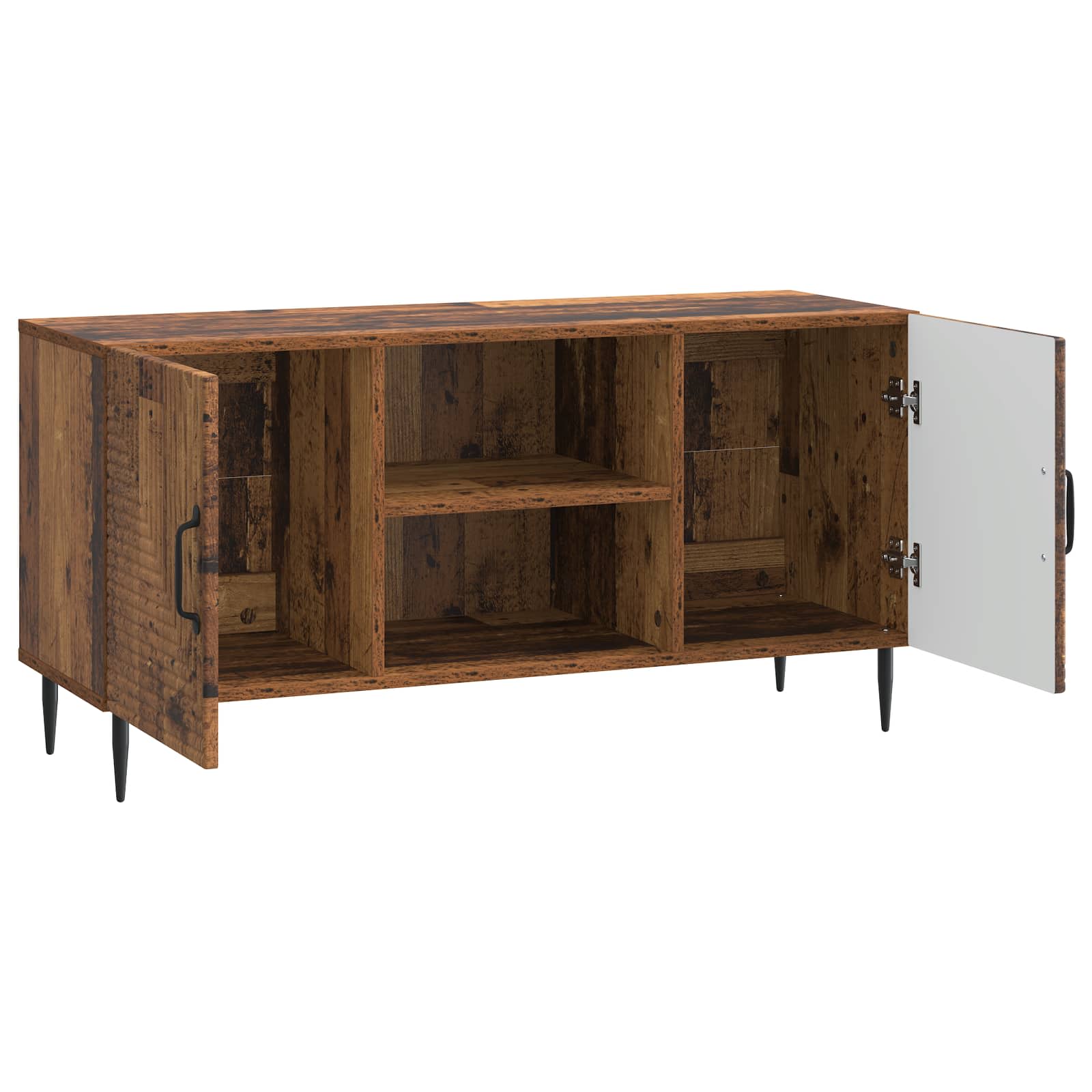 Meuble TV Bois ancien 102 x 34,5 x 50 cm Bois d'ingénierie - XIOS