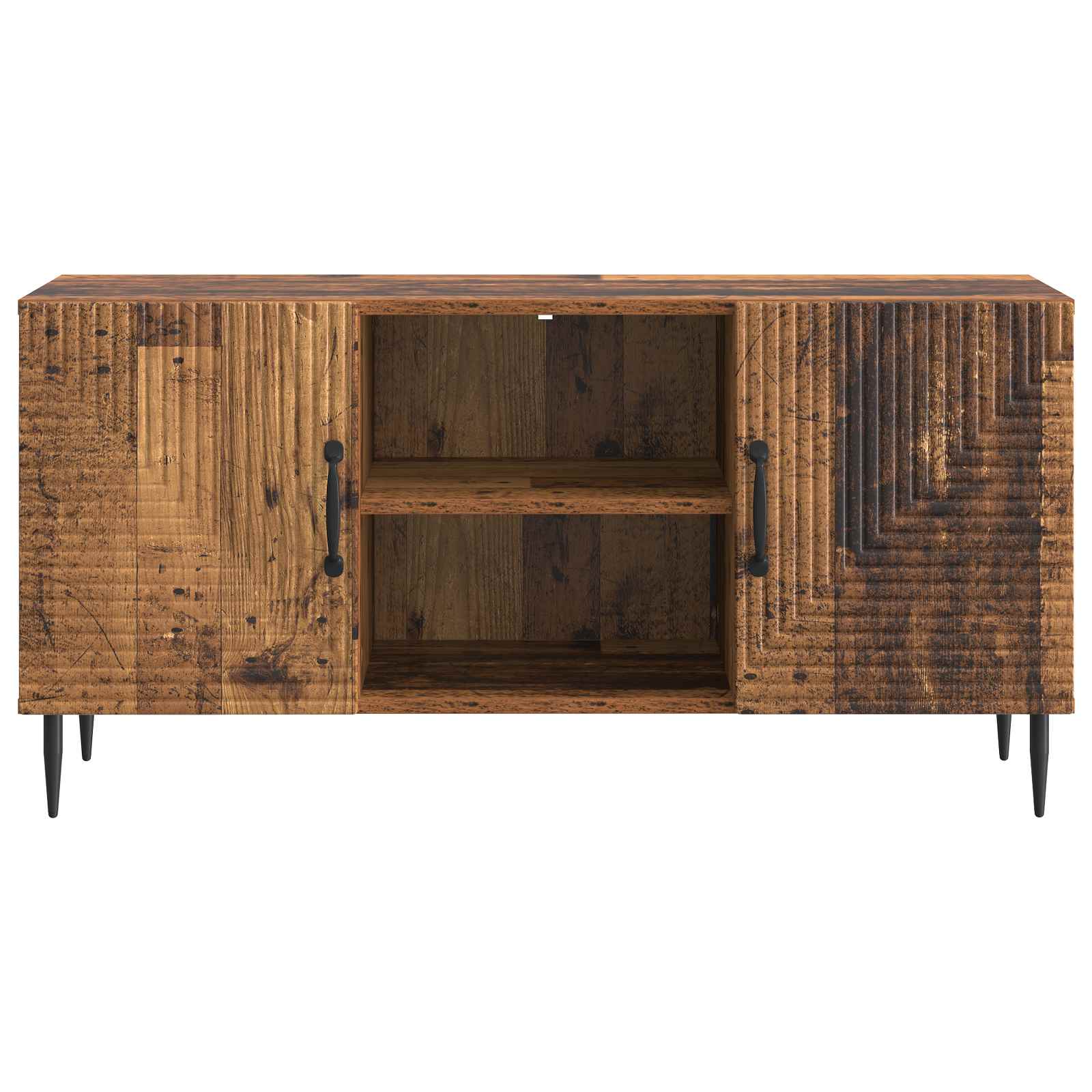 Meuble TV Bois ancien 102 x 34,5 x 50 cm Bois d'ingénierie - XIOS