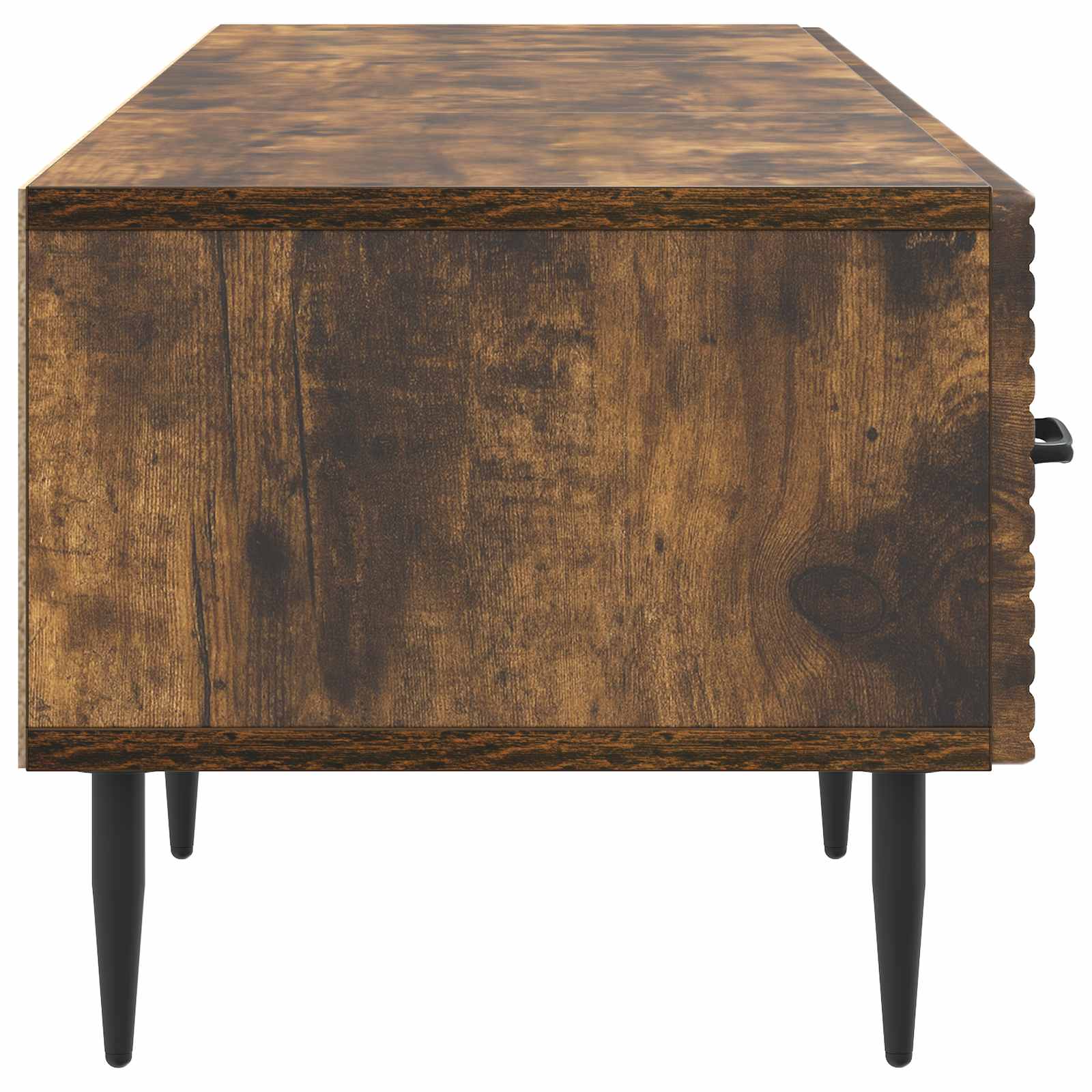 Meuble TV Chêne fumé 147 x 34,5 x 30 cm Bois d'ingénierie - XIOS