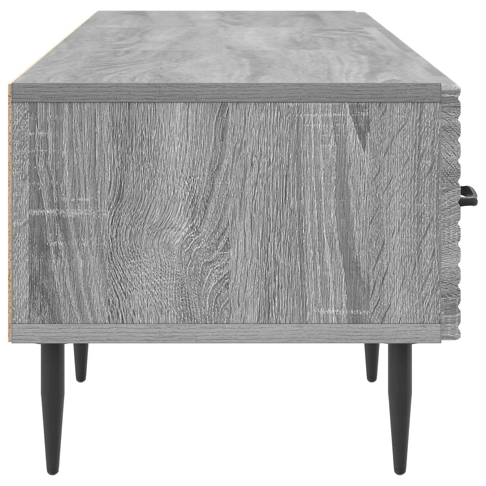 Meuble TV Sonoma gris 147 x 34,5 x 30 cm Bois d'ingénierie - XIOS
