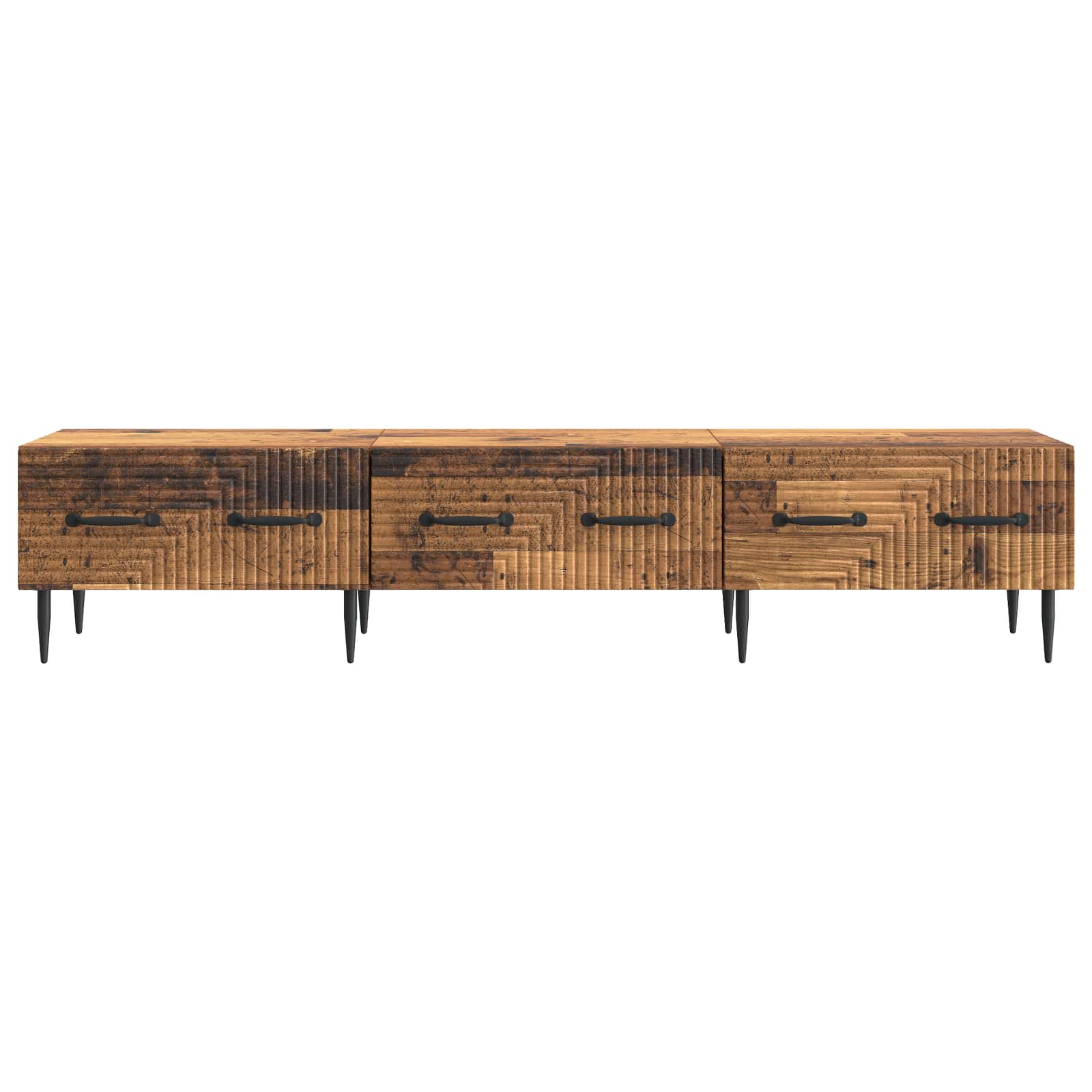 Meuble TV Bois ancien 147 x 34,5 x 30 cm Bois d'ingénierie - XIOS