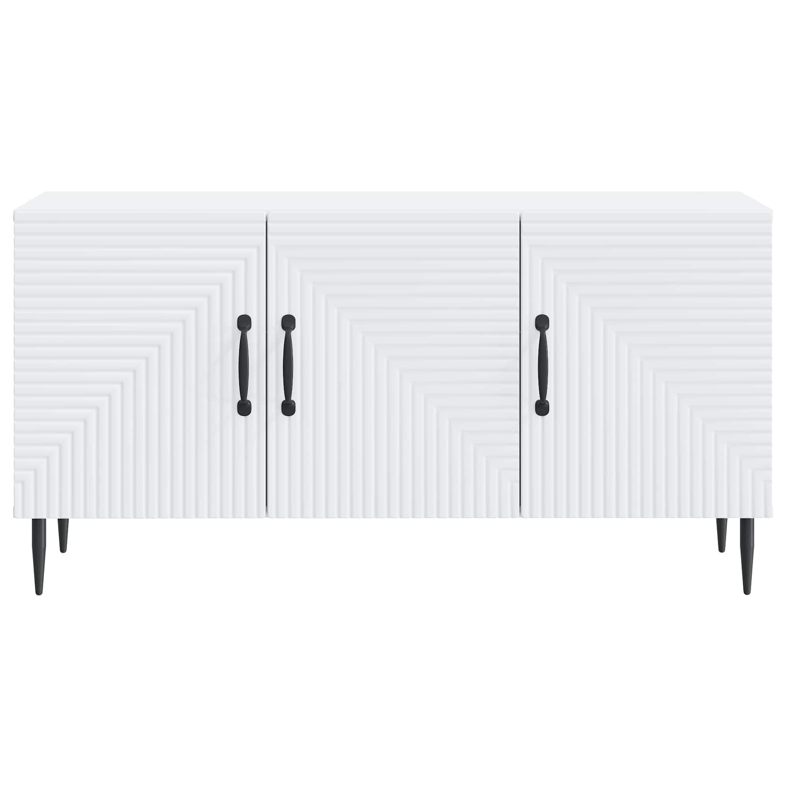 Meuble TV Blanc 99 x 34,5 x 50 cm Bois d'ingénierie - XIOS
