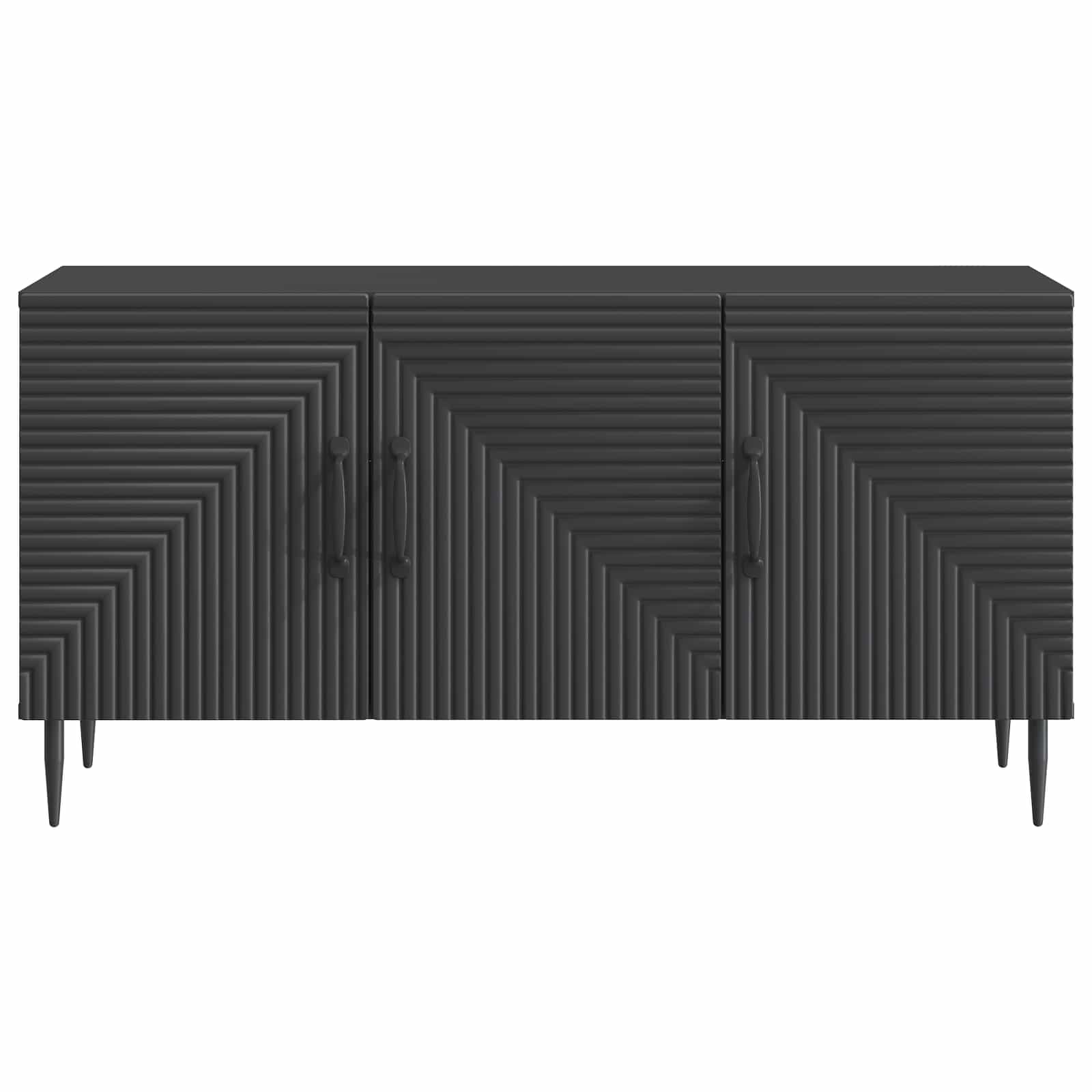 Meuble TV Noir 99 x 34,5 x 50 cm Bois d'ingénierie - XIOS