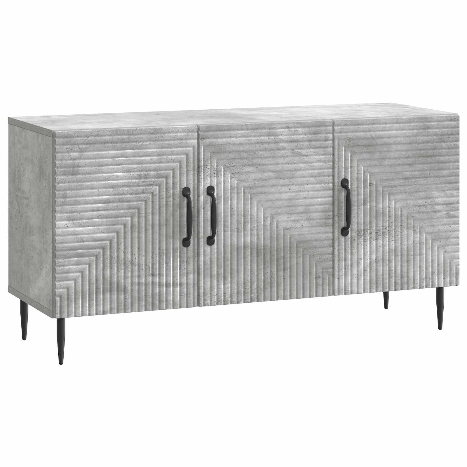 Meuble TV Gris béton 99 x 34,5 x 50 cm Bois d'ingénierie - XIOS