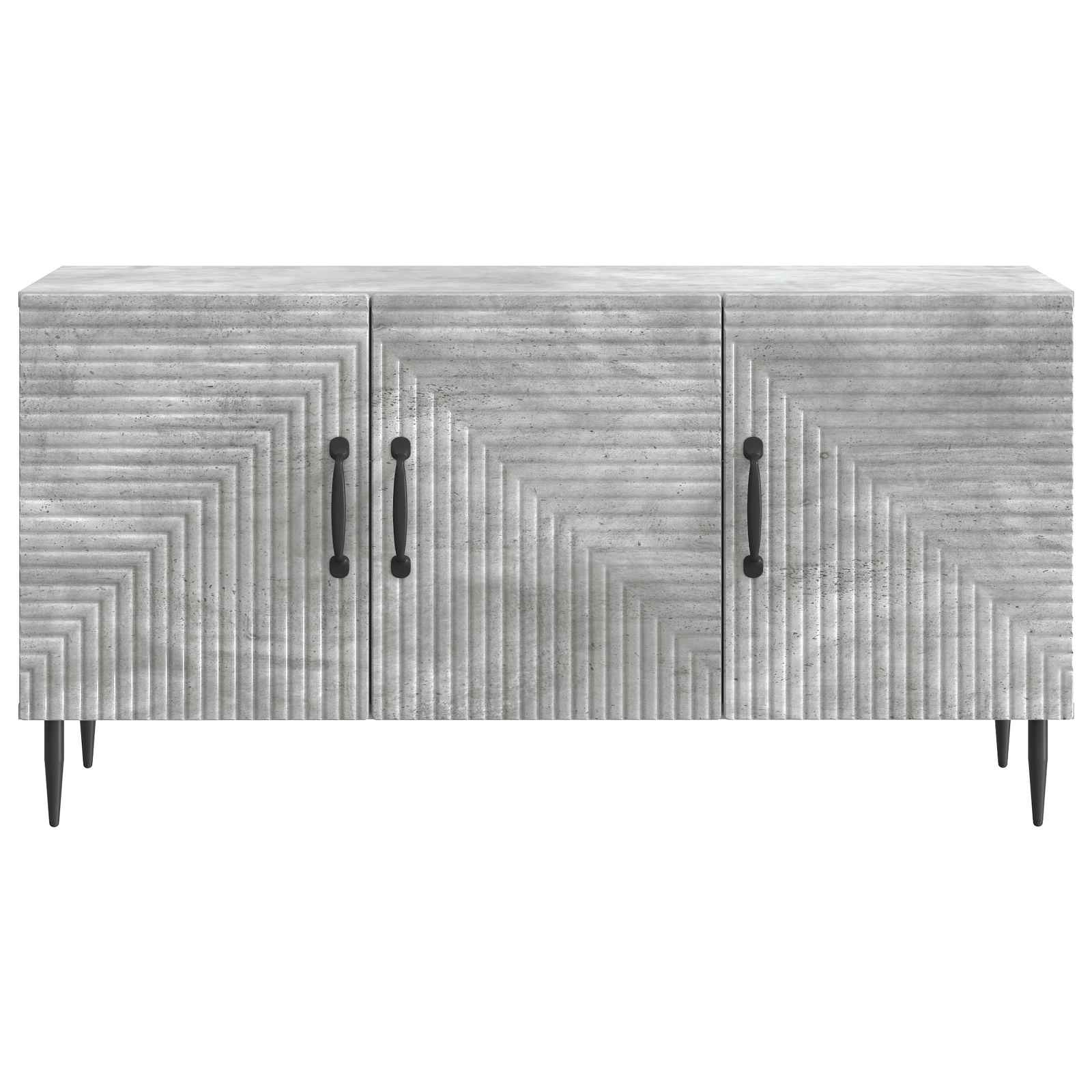 Meuble TV Gris béton 99 x 34,5 x 50 cm Bois d'ingénierie - XIOS