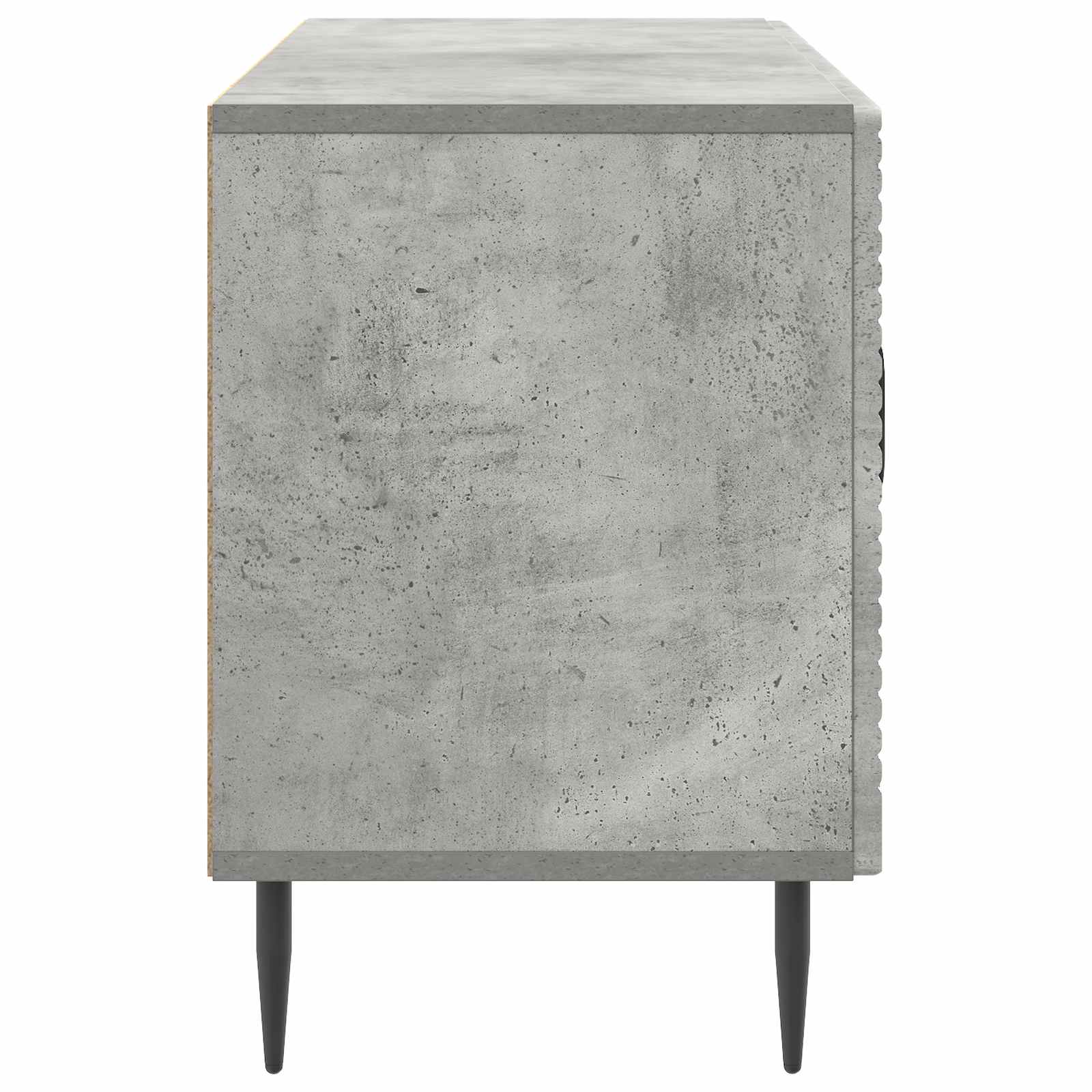 Meuble TV Gris béton 99 x 34,5 x 50 cm Bois d'ingénierie - XIOS