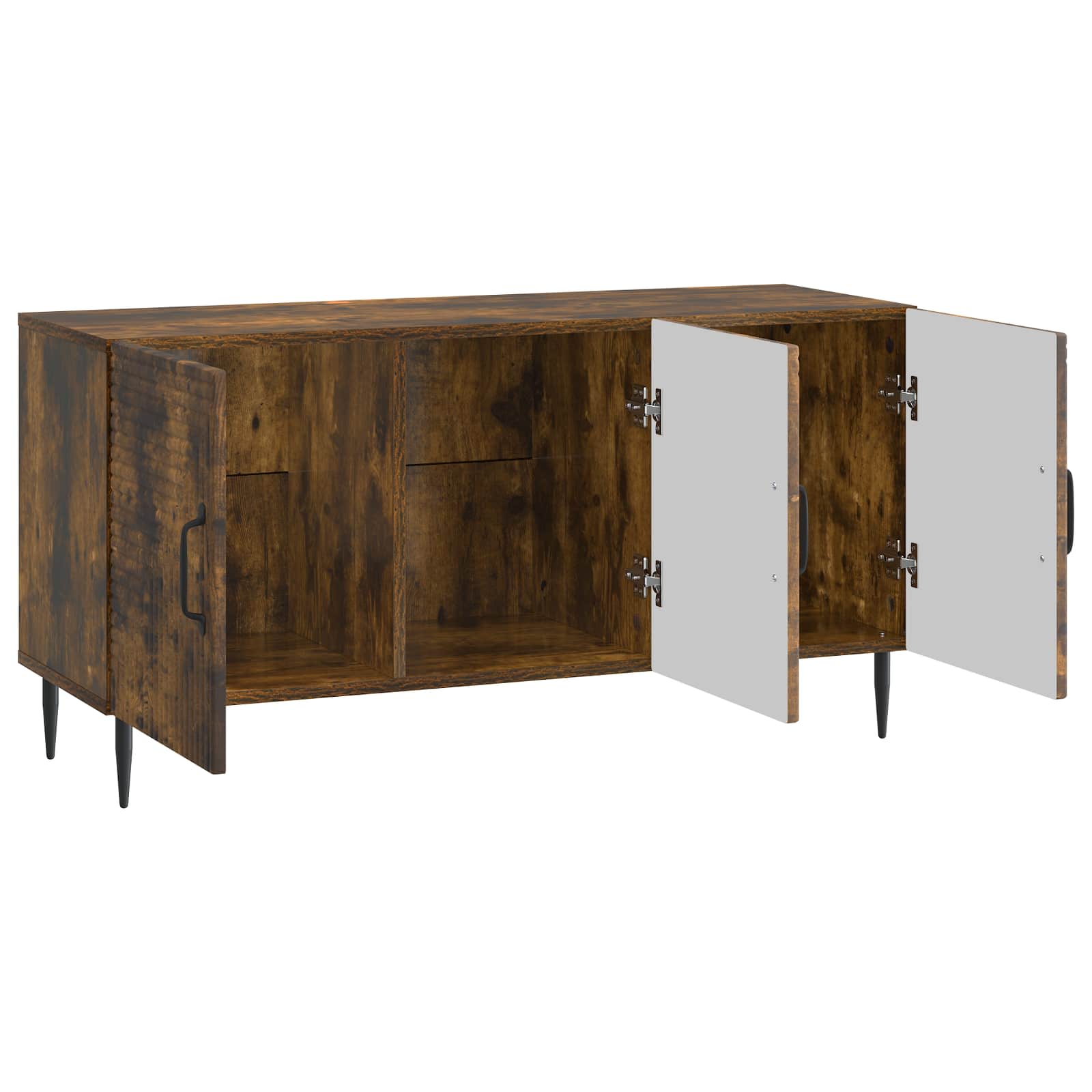 Meuble TV Chêne fumé 99 x 34,5 x 50 cm Bois d'ingénierie - XIOS