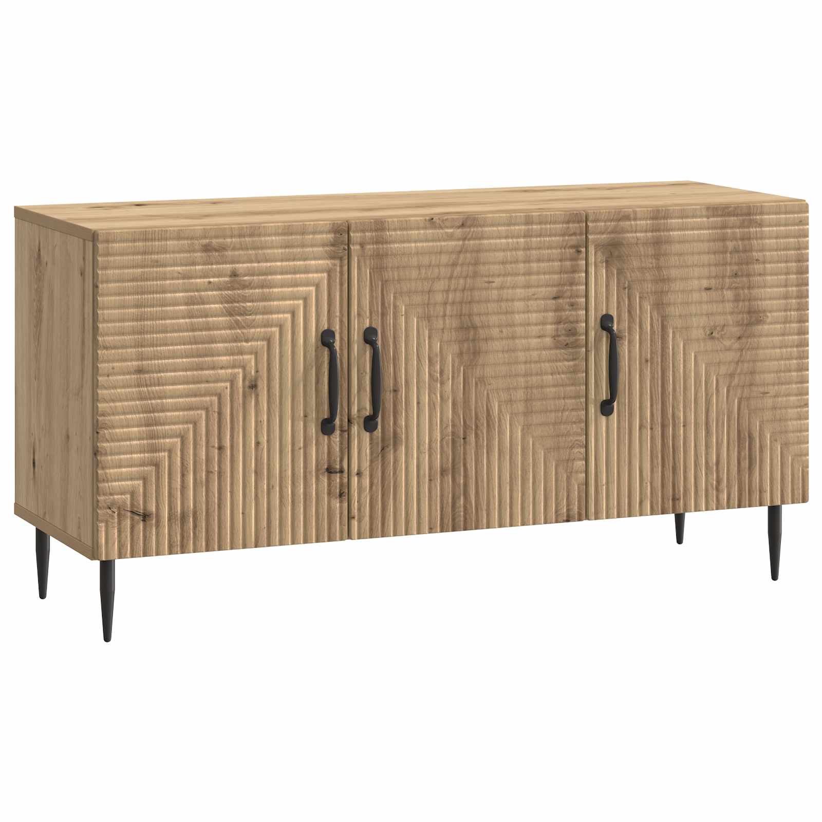 Meuble TV Chêne artisanal 99 x 34,5 x 50 cm Bois d'ingénierie - XIOS