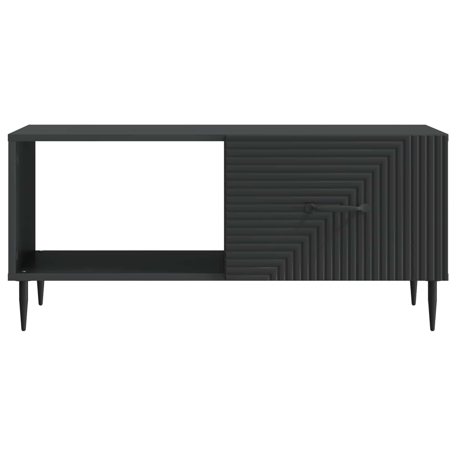 Table basse Noir 90 x 50 x 40 cm Bois d'ingénierie - XIOS