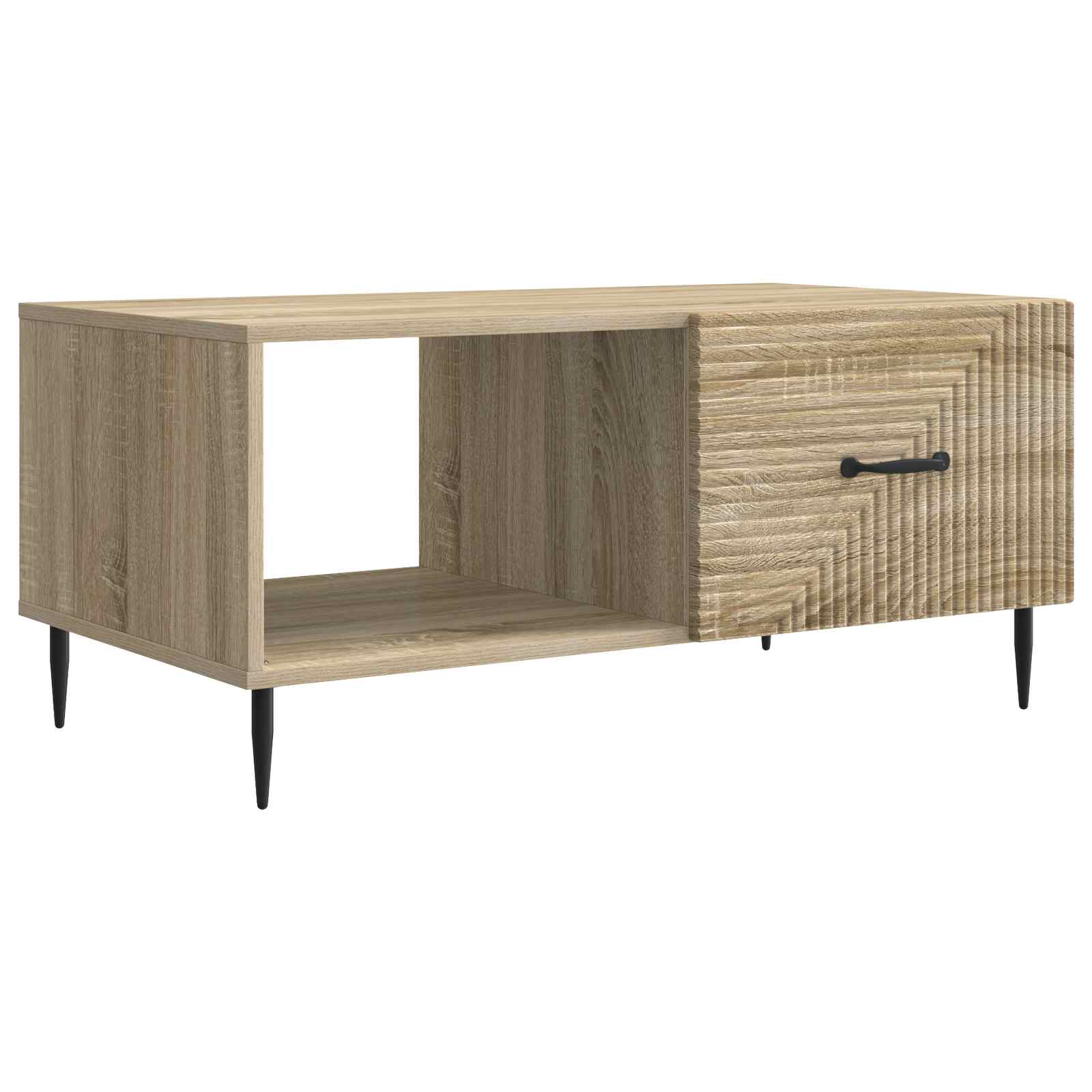 Table basse Chêne Sonoma 90 x 50 x 40 cm Bois d'ingénierie - XIOS